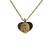Carica l'immagine nel visualizzatore di Gallery, Collana Acciaio con Fotoincisione Pendente Cuore