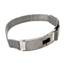 Carica l'immagine nel visualizzatore di Gallery, Bracciale Steel-Mesh NASCITA Acciaio