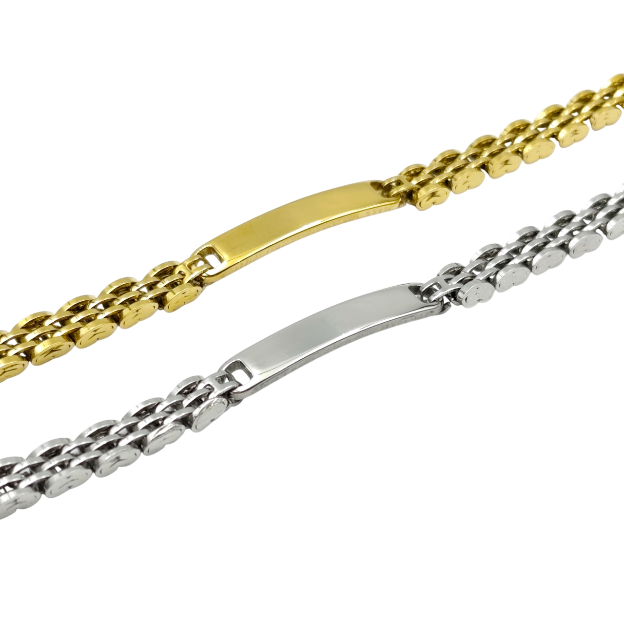 Bracciale Rolence in Acciaio con Incisione Personalizzata