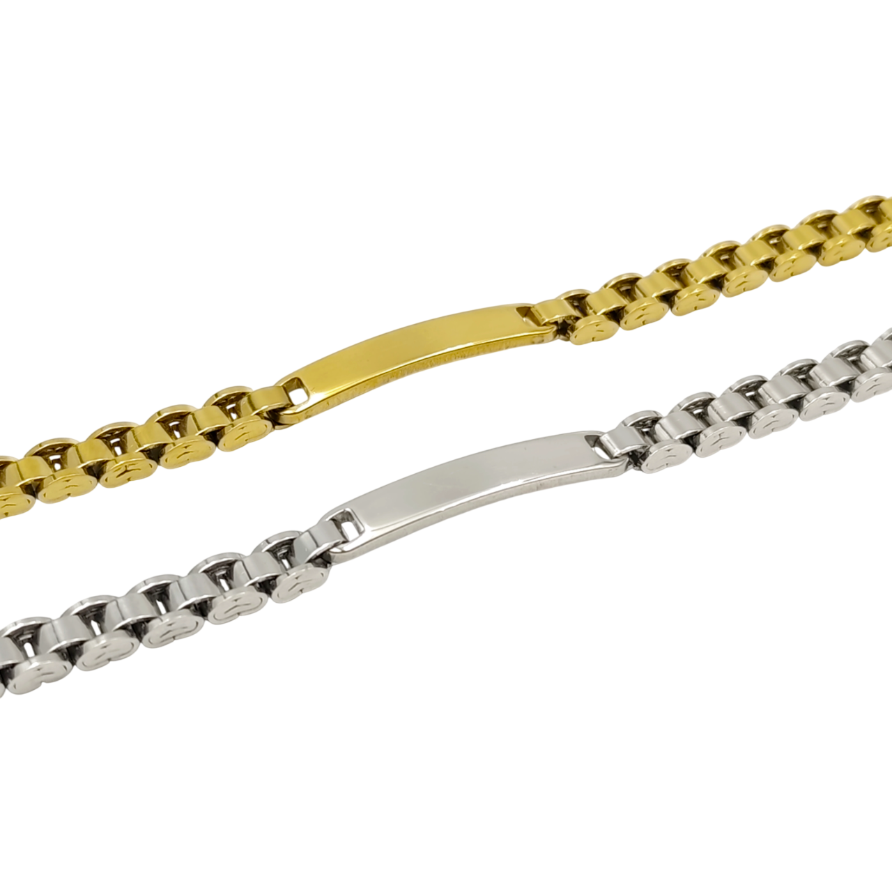 Bracciale Rolence Duo Acciaio con Incisione Personalizzata