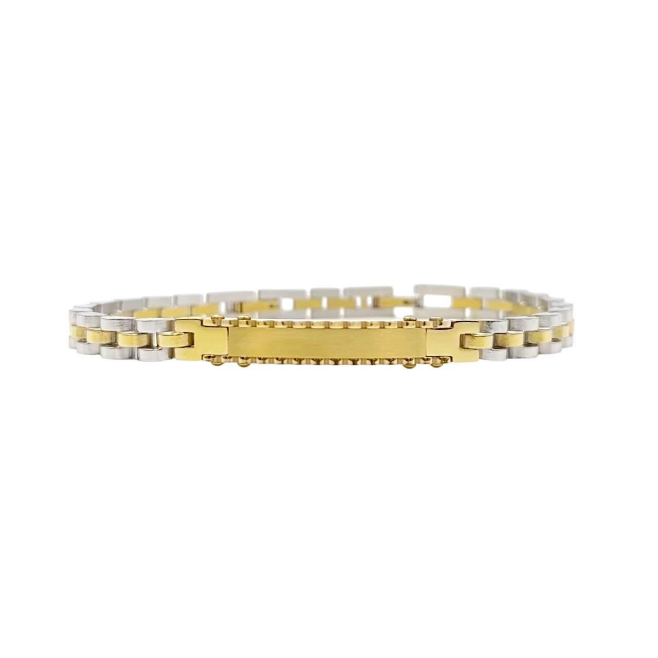 Braccialetto da donna in oro placcato 18K geometrico in acciaio inossidabile gio Braccialetto da donna in oro placcato 18K geometrico in acciaio inossidabile gio