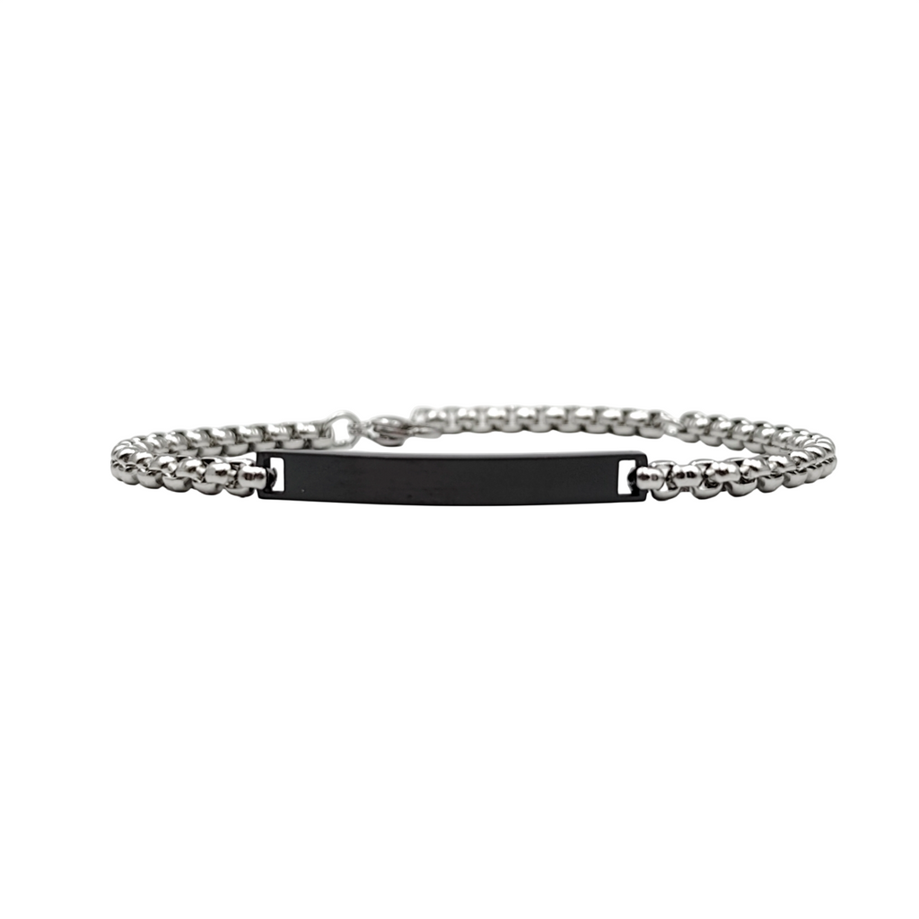 Bracciale Grumetta in Acciaio Personalizzato