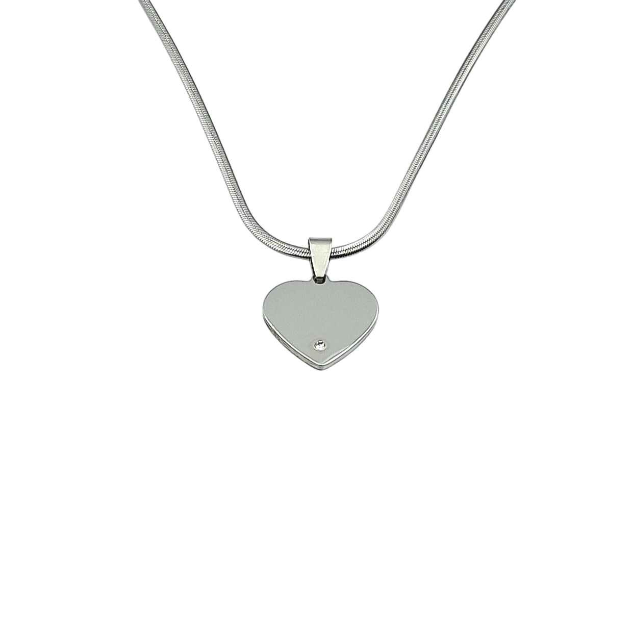 Collana Cuore Solitario - Incisione Gratuita