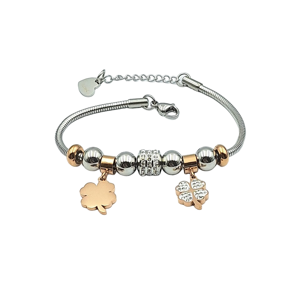 Bracciale Charms Fortuna e Amore - Incisione Gratuita