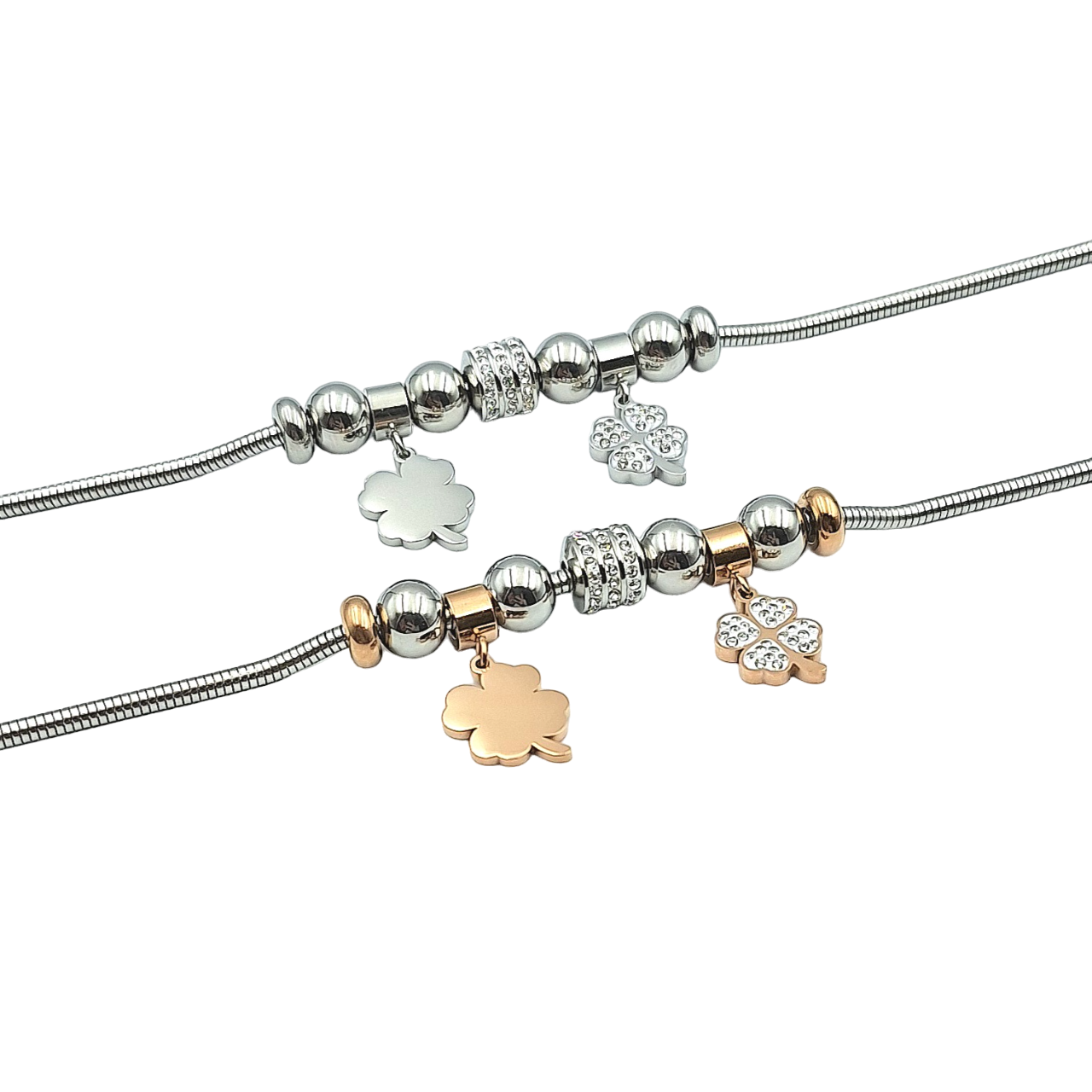 Bracciale Charms Fortuna e Amore - Incisione Gratuita