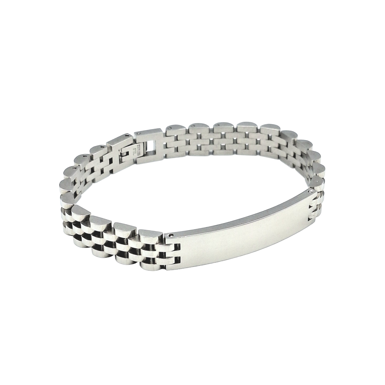 Bracciale Elegance Diamantato NASCITA da 1 a 3 Bimbi Acciaio Argento o Acciaio Oro
