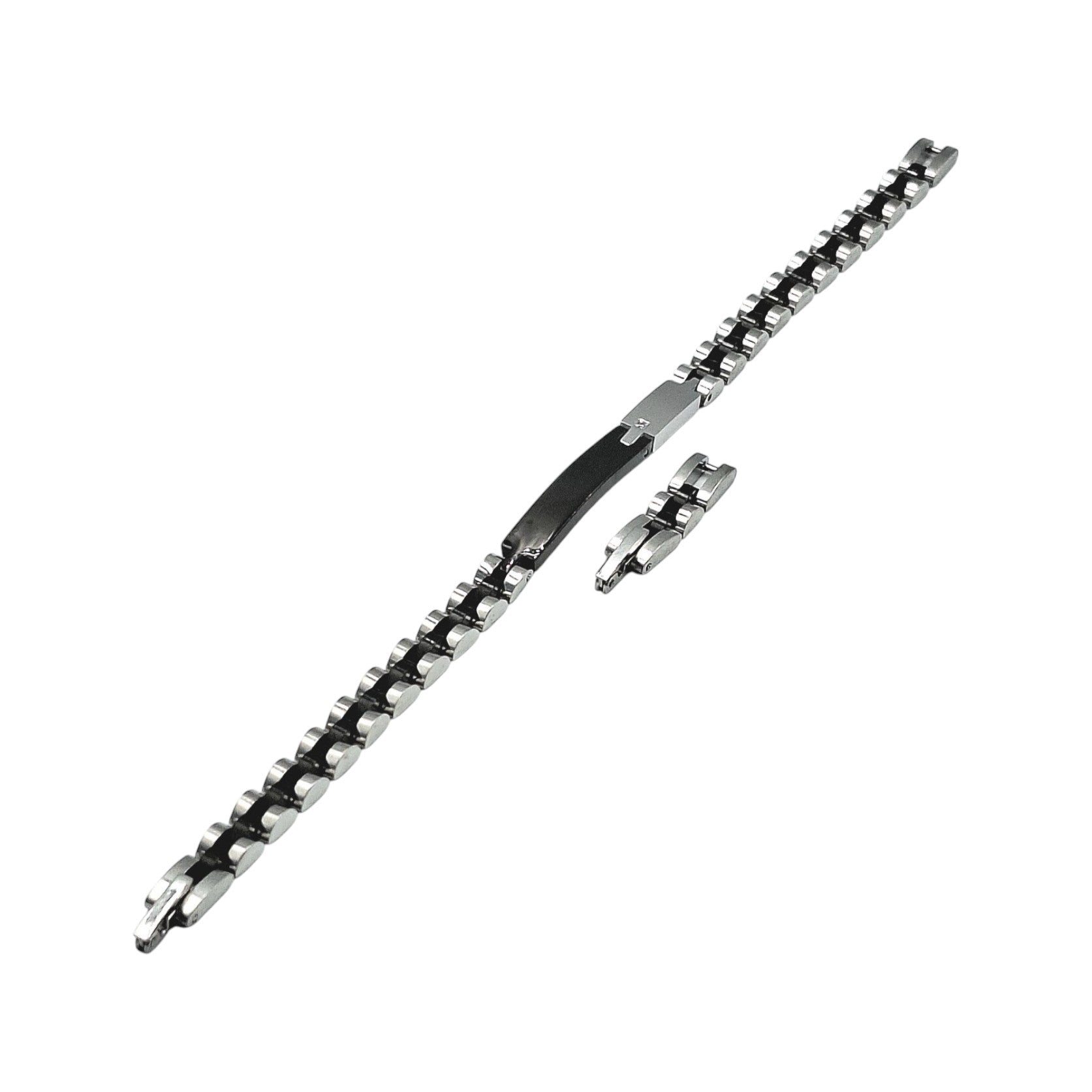 Bracciale Elegance Limited Duo Acciaio Nero o Argento