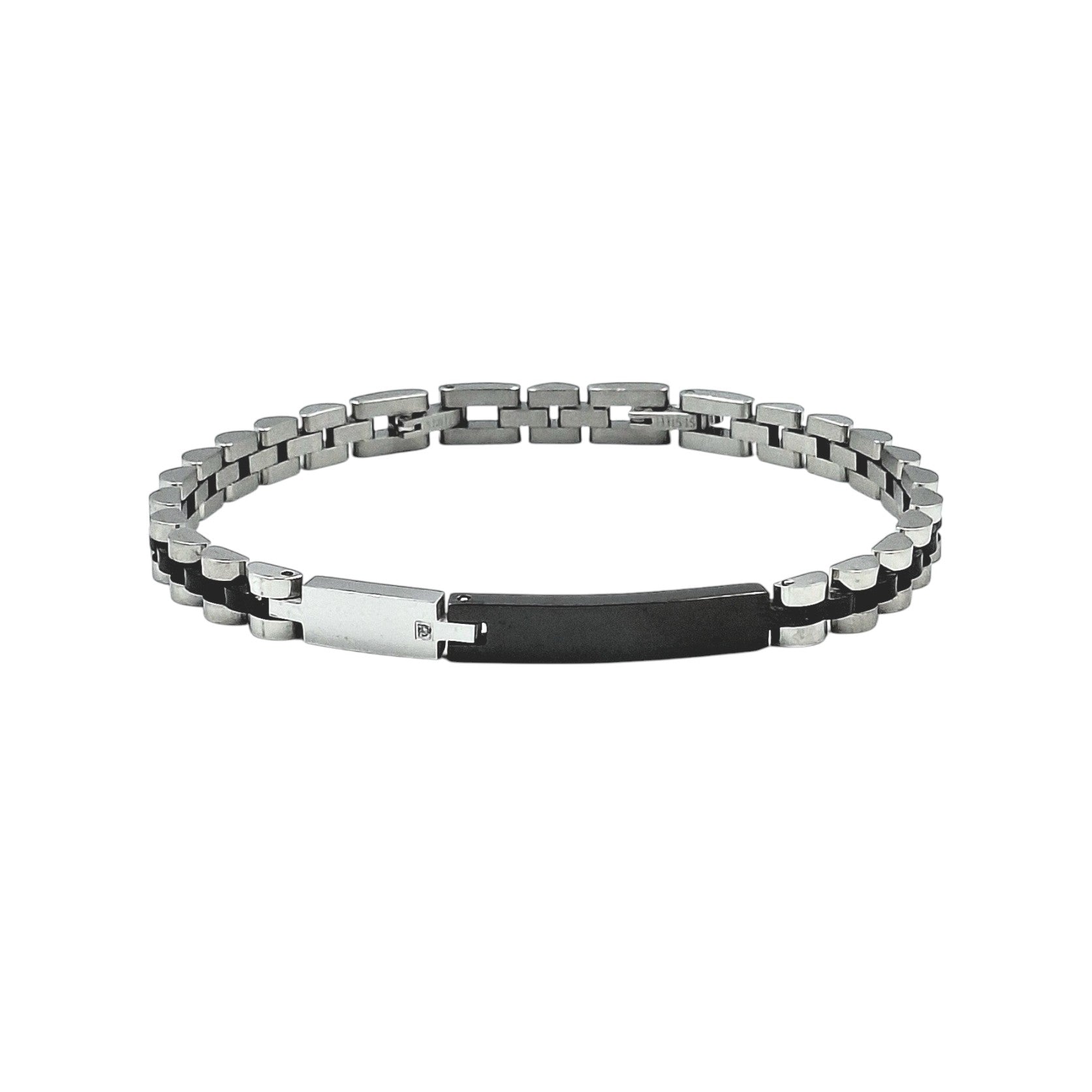 Bracciale Elegance Limited Duo Acciaio Nero o Argento