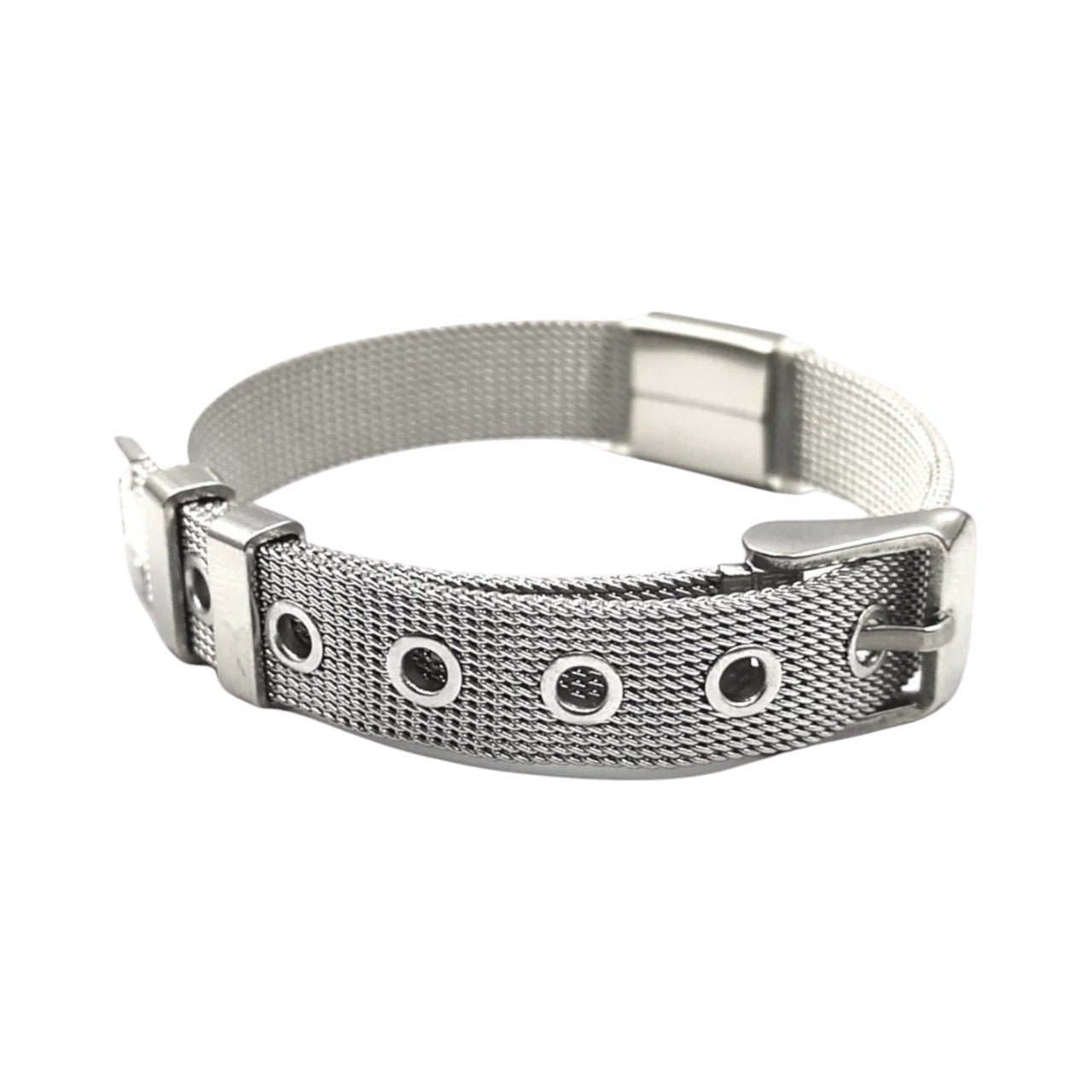 Bracciale donna in acciaio con scritta Compagne di mille avventure - Alice Home Bracciale donna in acciaio con scritta Compagne di mille avventure - Alice Home