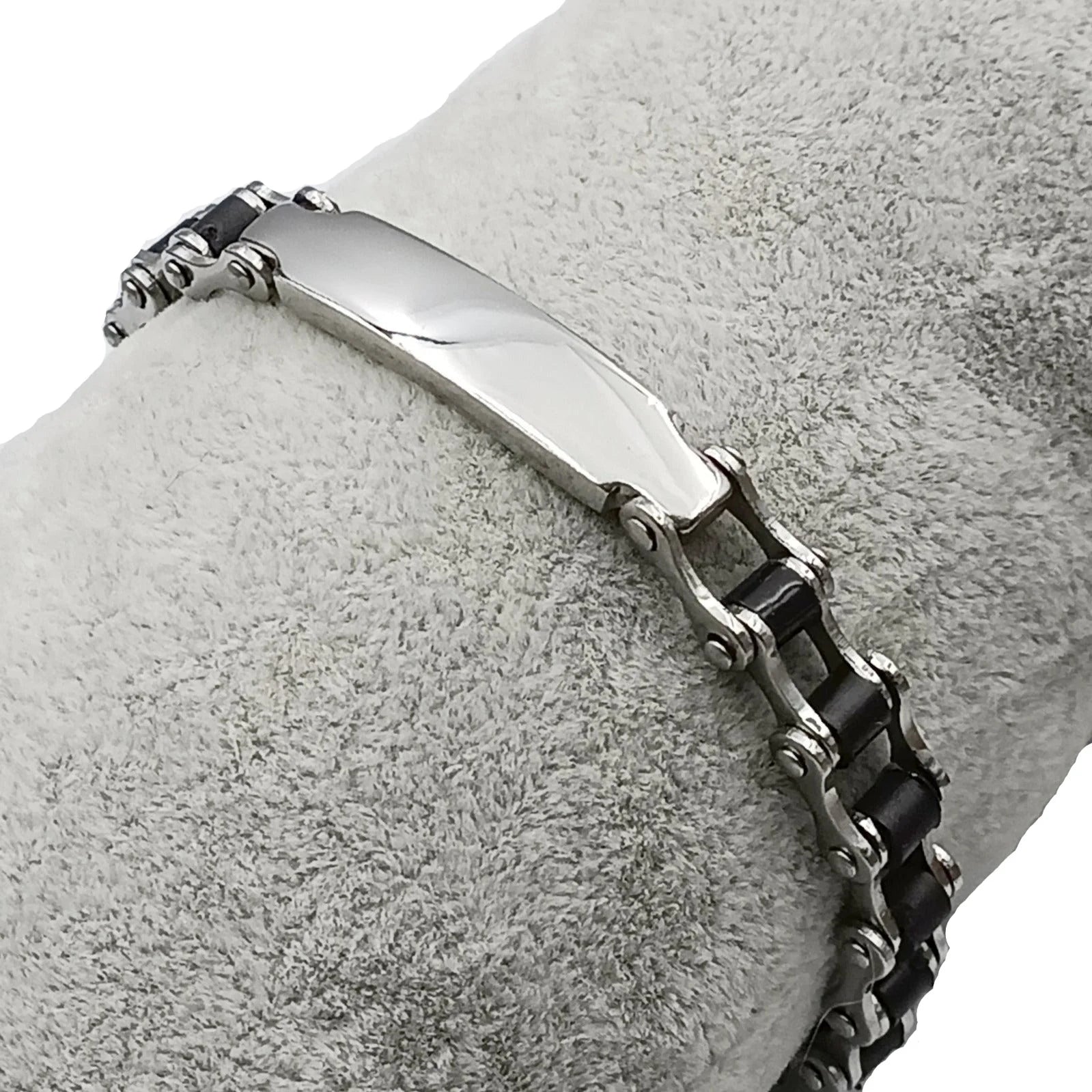 Bracciale Acciaio Catena Lucido