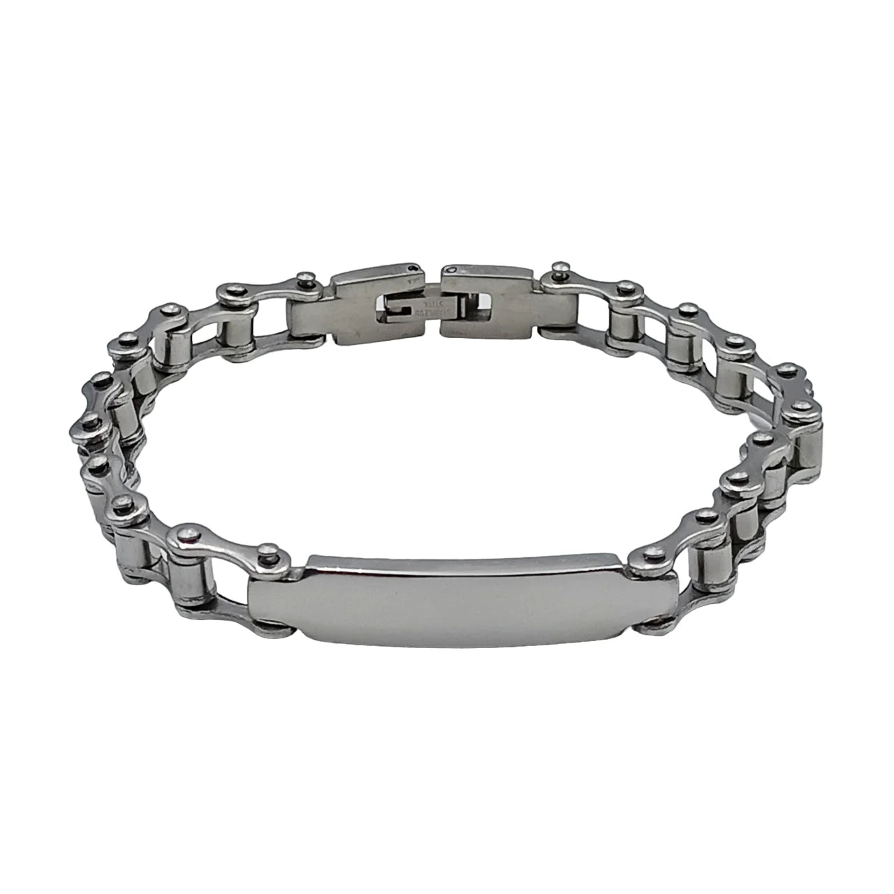 Bracciale Acciaio Catena Lucido