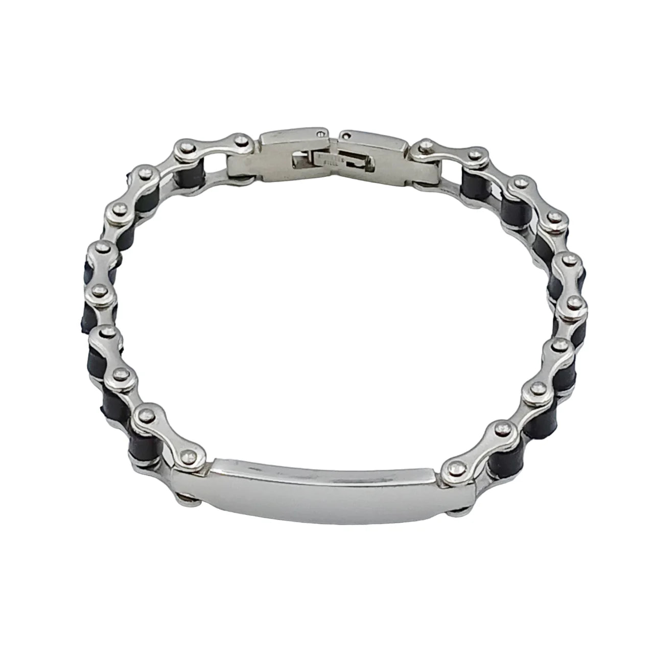 Bracciale Acciaio Catena Lucido