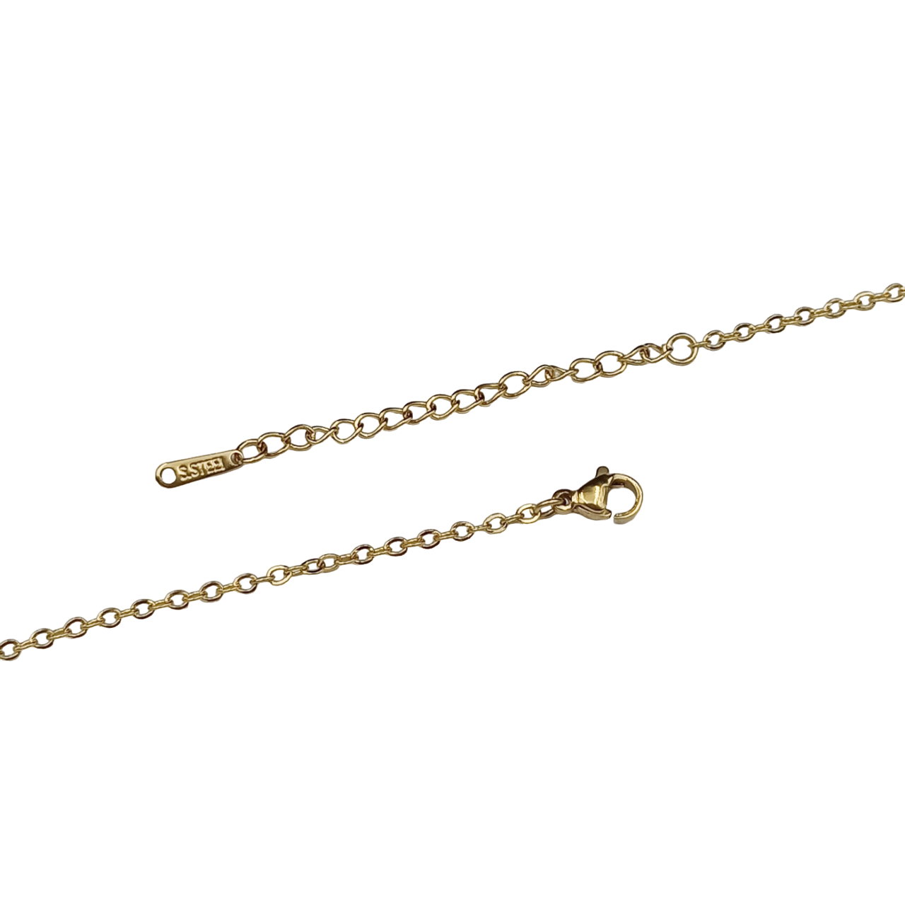 Collana Acciaio con Doppia Fotoincisione pendente quadrato