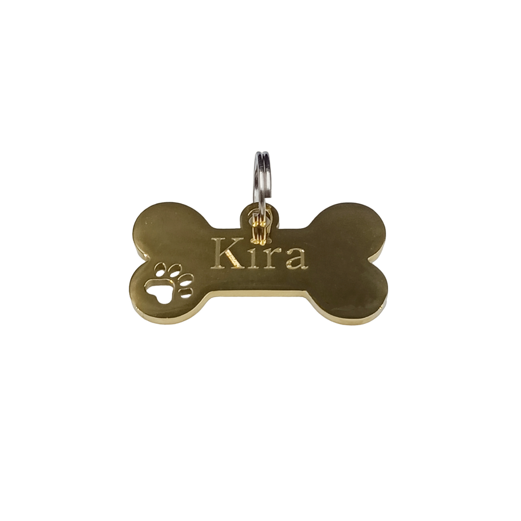 Osso Acciaio Piccolo Incisione Fronte e Retro