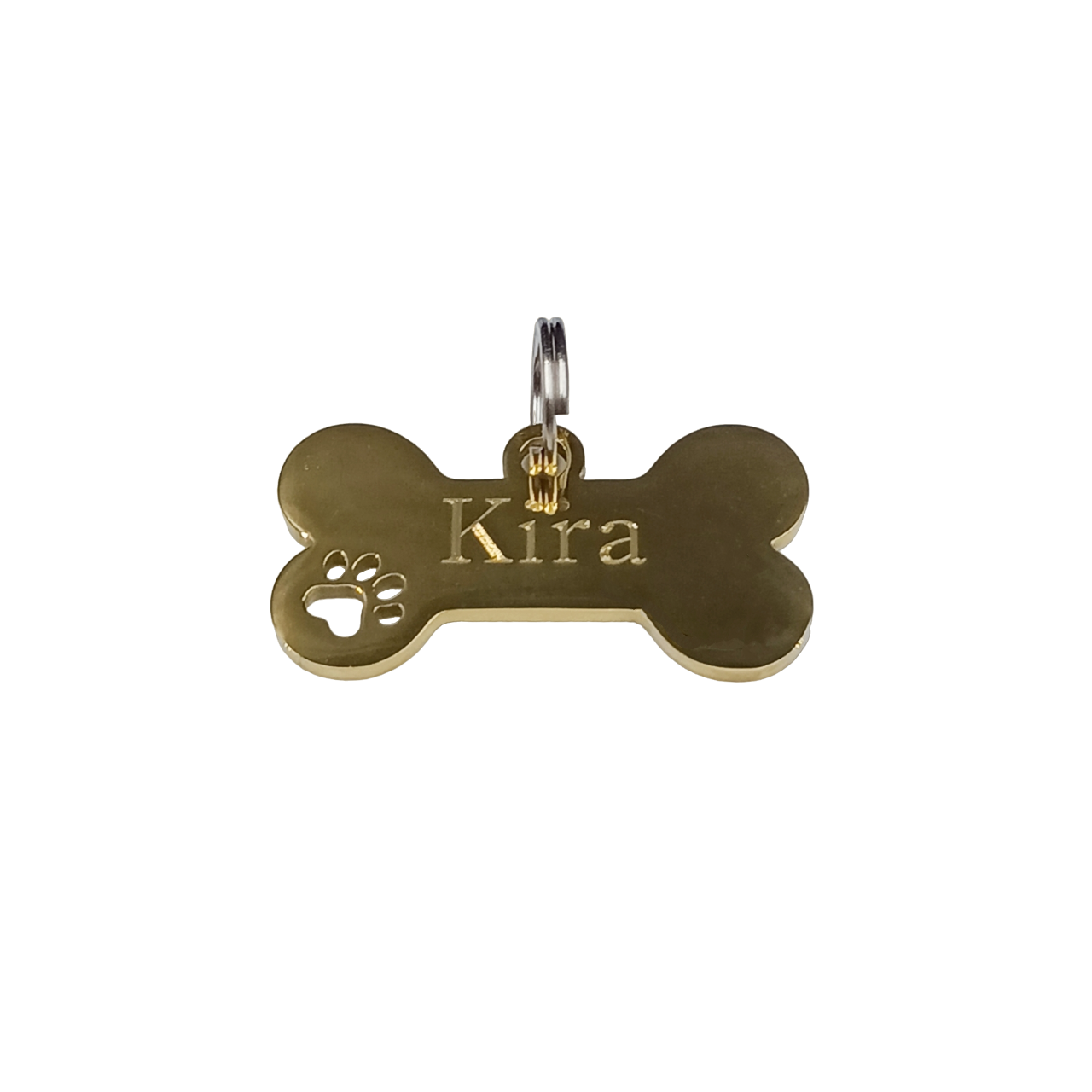 Osso Acciaio Piccolo Incisione Fronte e Retro