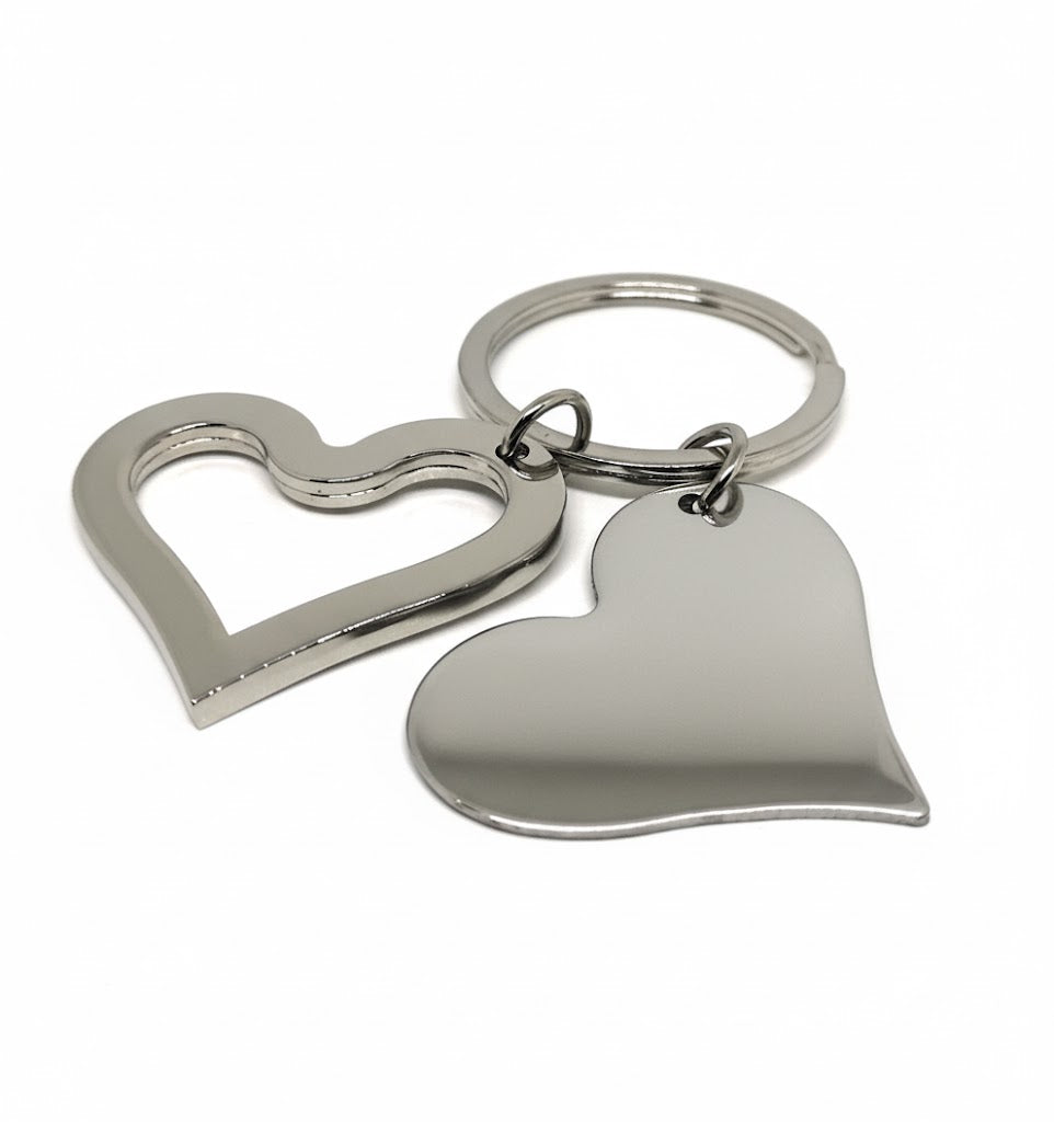 Portachiavi Cuore Double