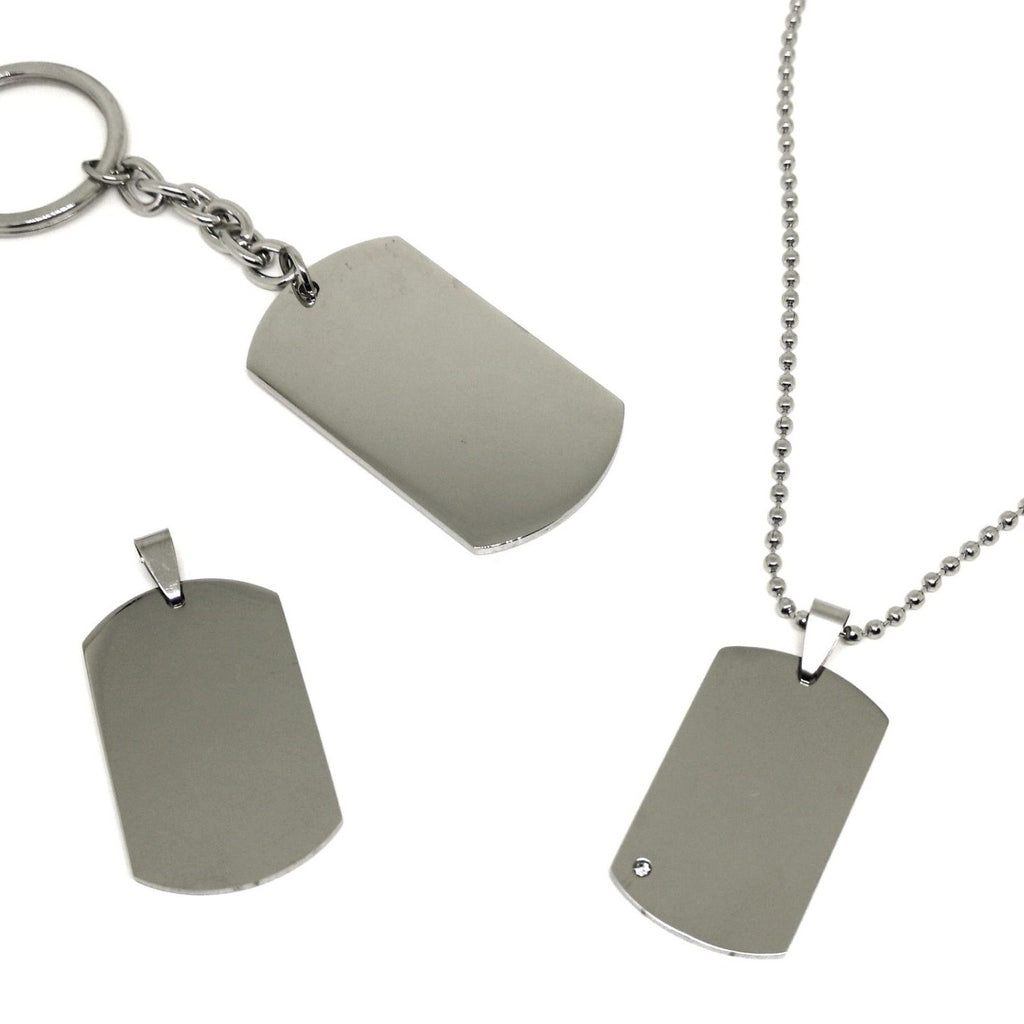 Kleine ID-Tag-Halskette