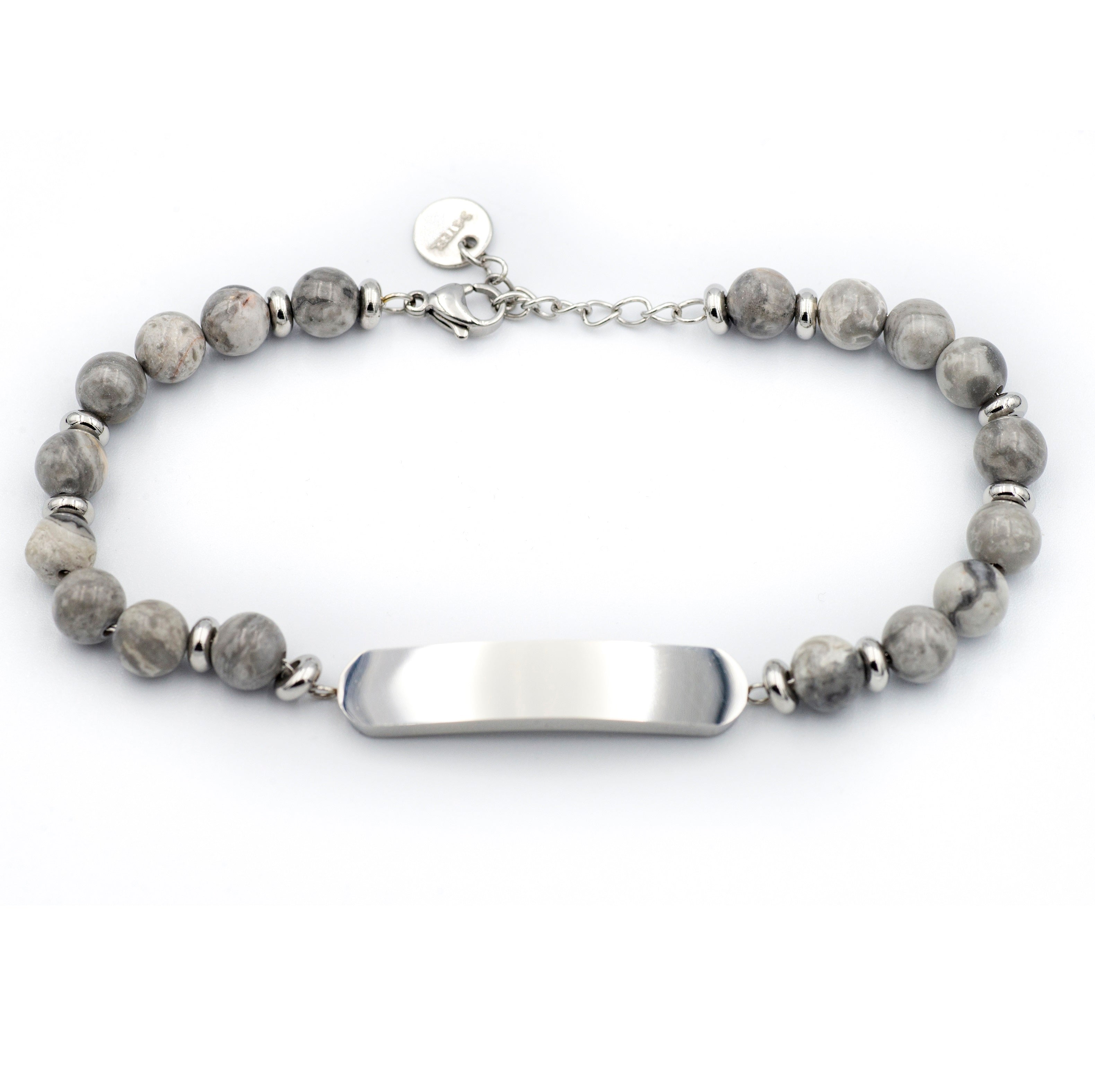 Bracciale Pietra Occhio di Gatto Acciaio