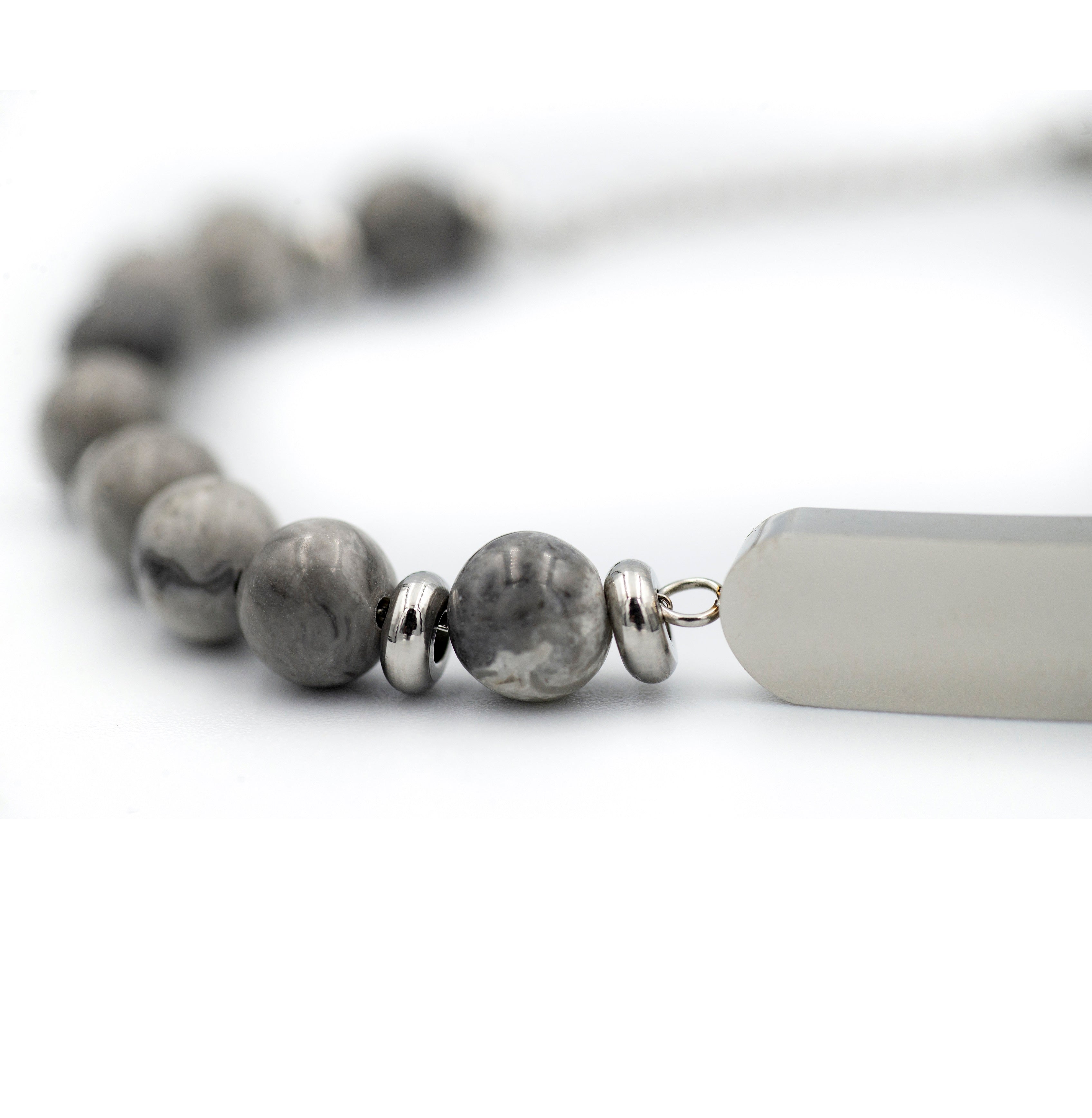 Bracciale Pietra Occhio di Gatto Acciaio