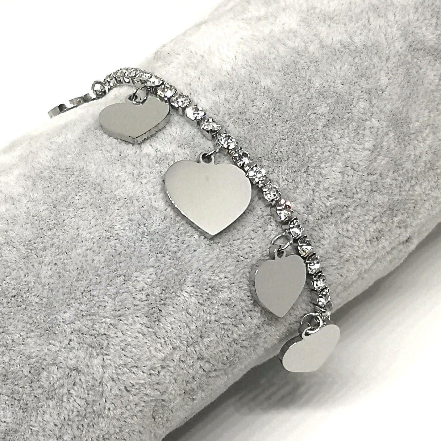 Bracelet Coeurs Brillants