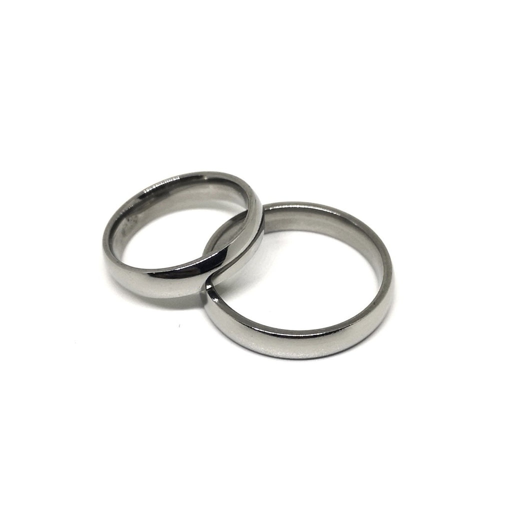 Bague en acier poli