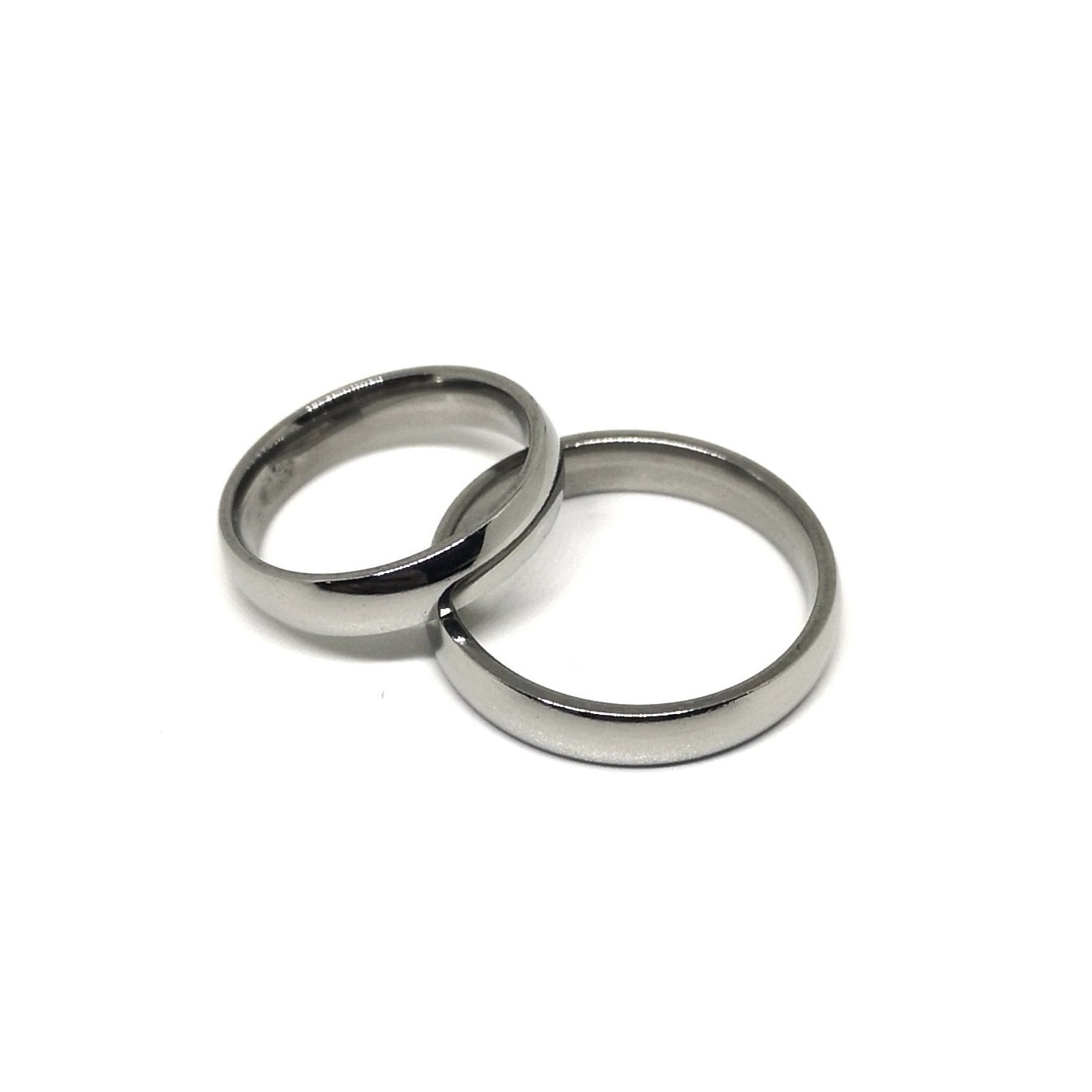 Bague en acier poli