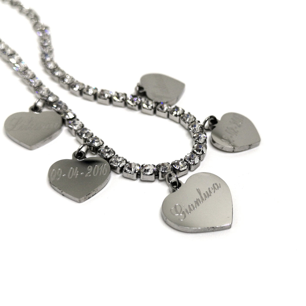 Bracelet Coeurs Brillants