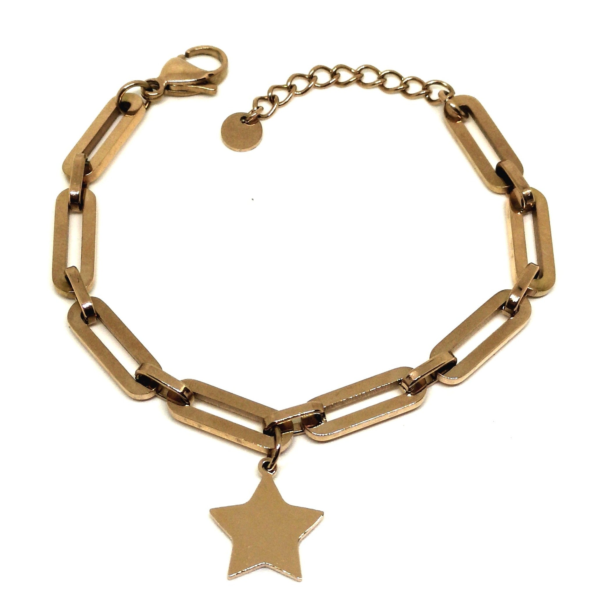 Bracciale Lady-Star Acciaio Oro Rosa