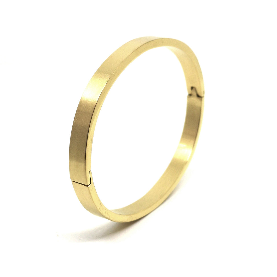 Bracelet Acier Rigide Argent / Doré / Rose