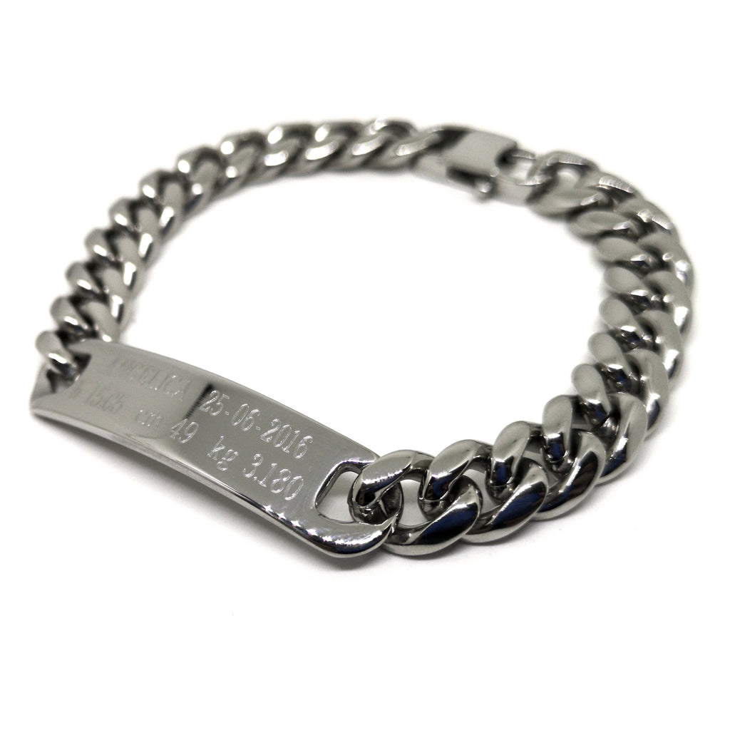 Bracciale Fortress NASCITA Acciaio