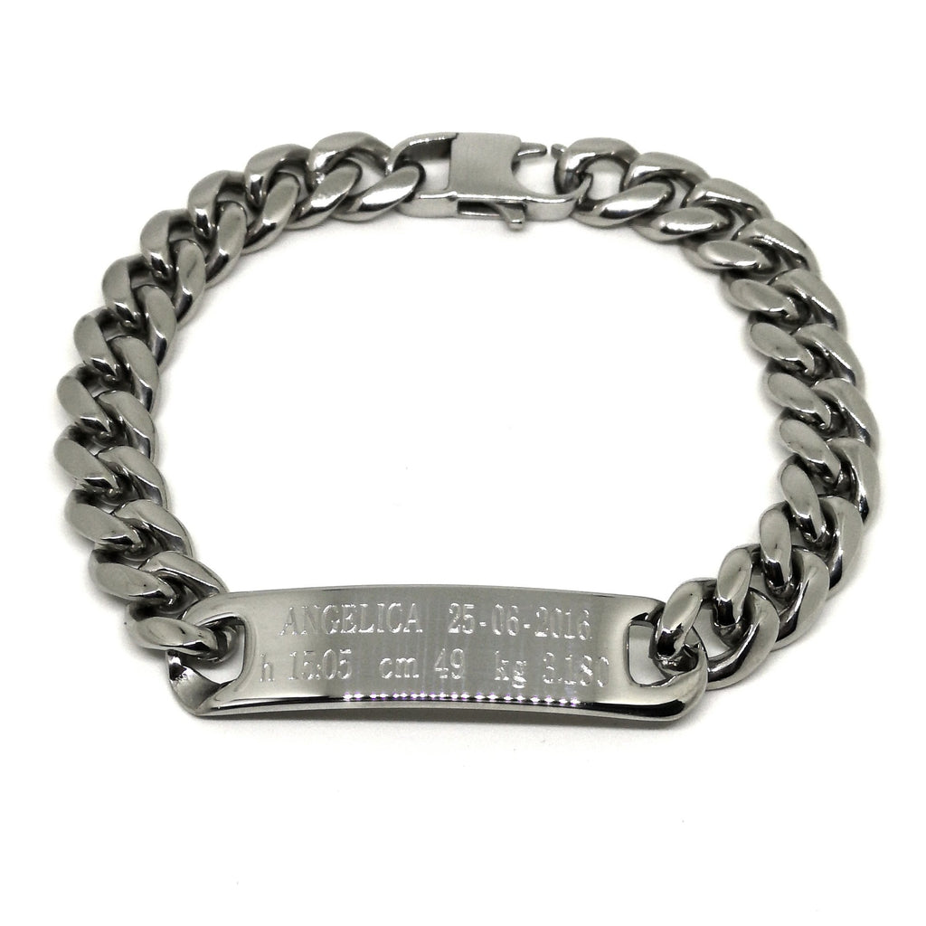 Bracciale Fortress NASCITA Acciaio