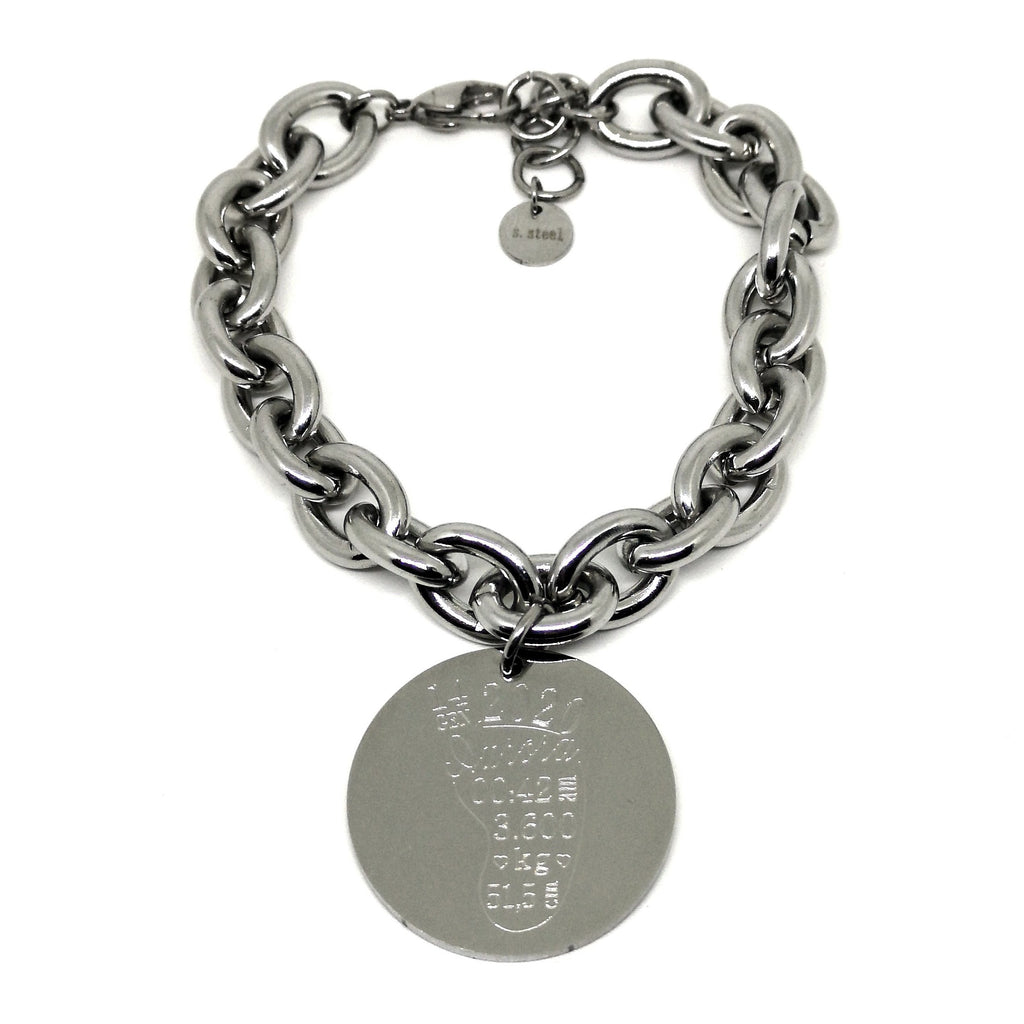 Bracciale Round NASCITA Acciaio