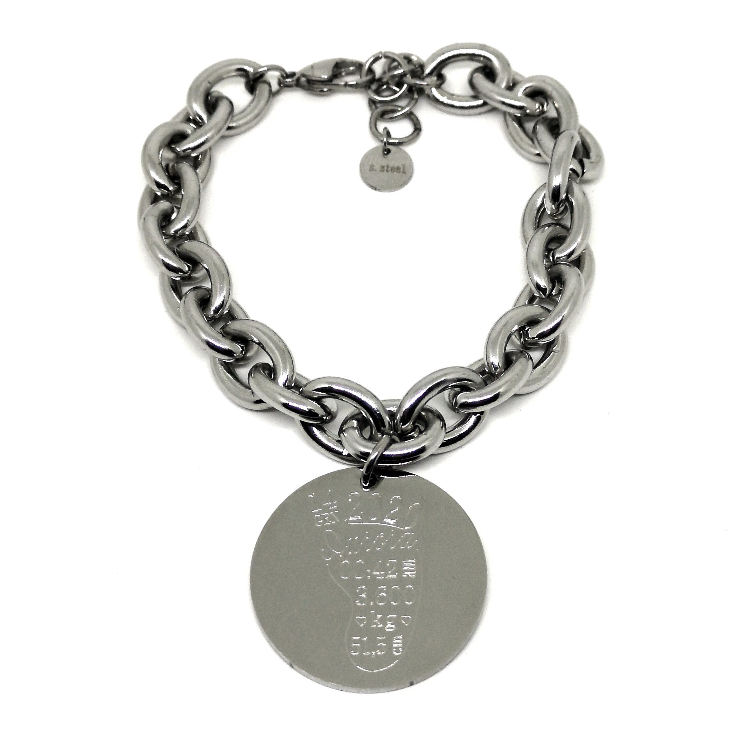 Bracciale Round NASCITA Acciaio