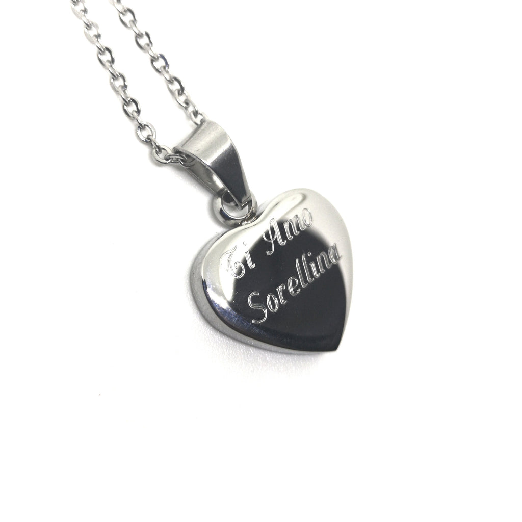 Collana Love Acciaio Silver/Rose