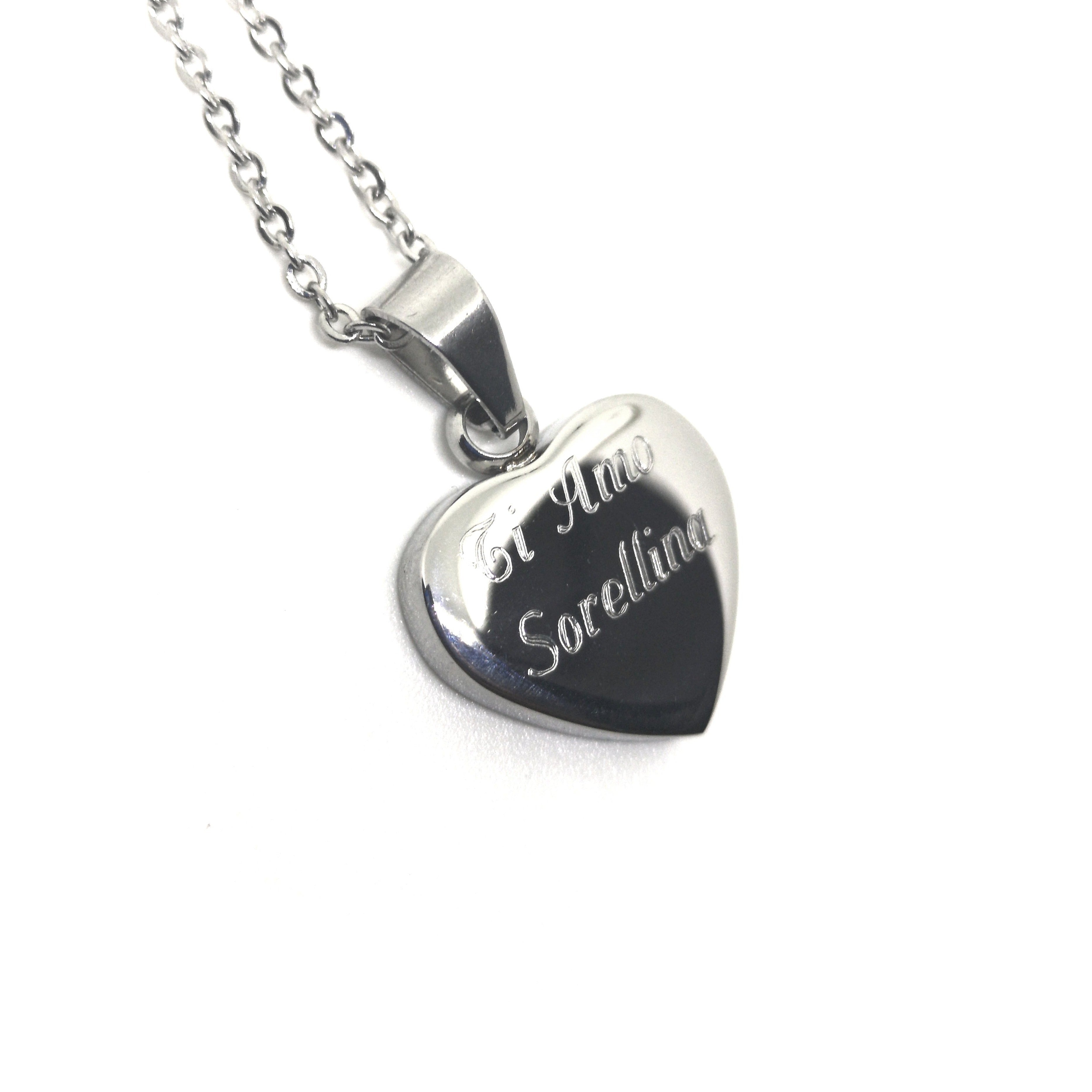 Collana Love Acciaio Silver/Rose