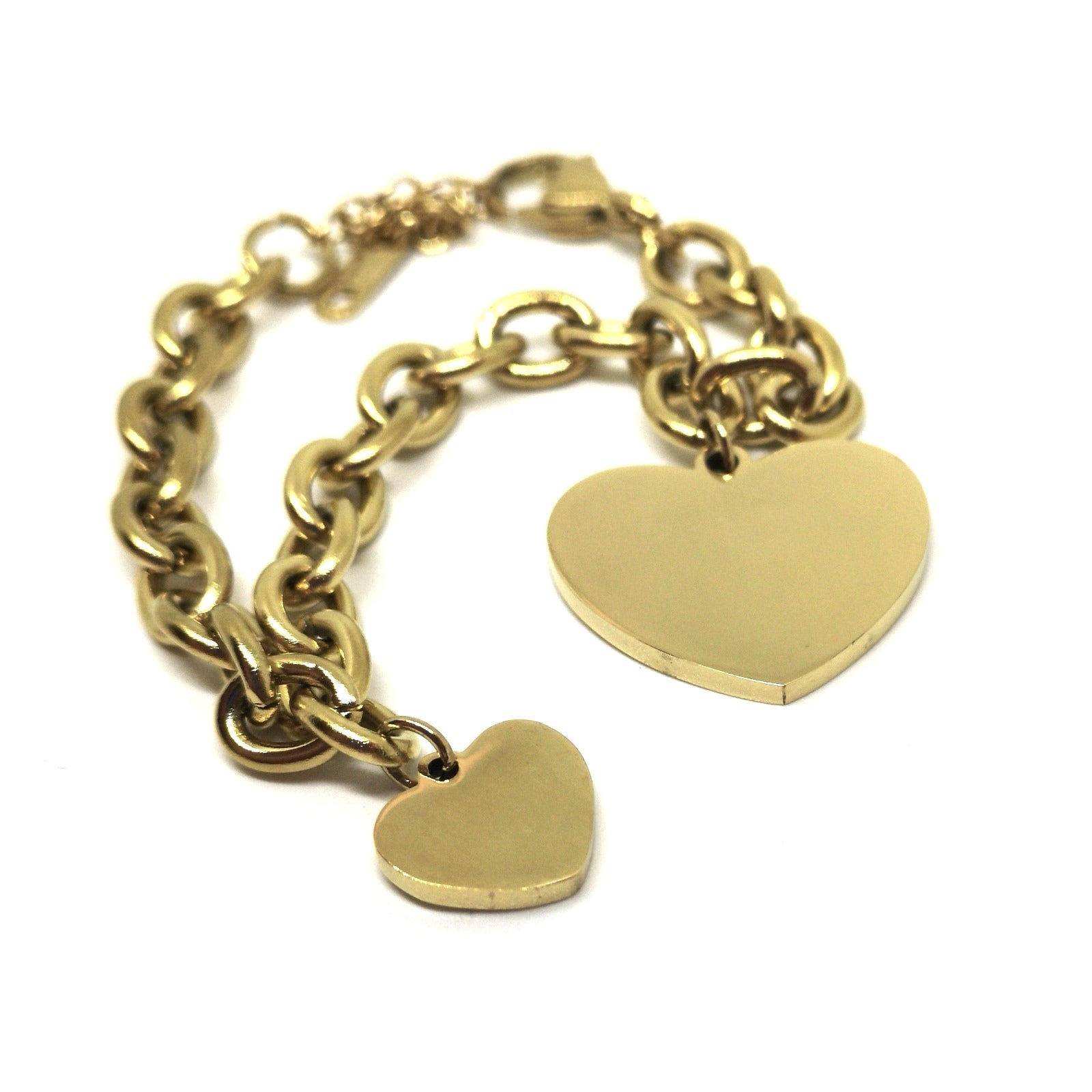 Bracciale Love-Dual Acciaio Gold