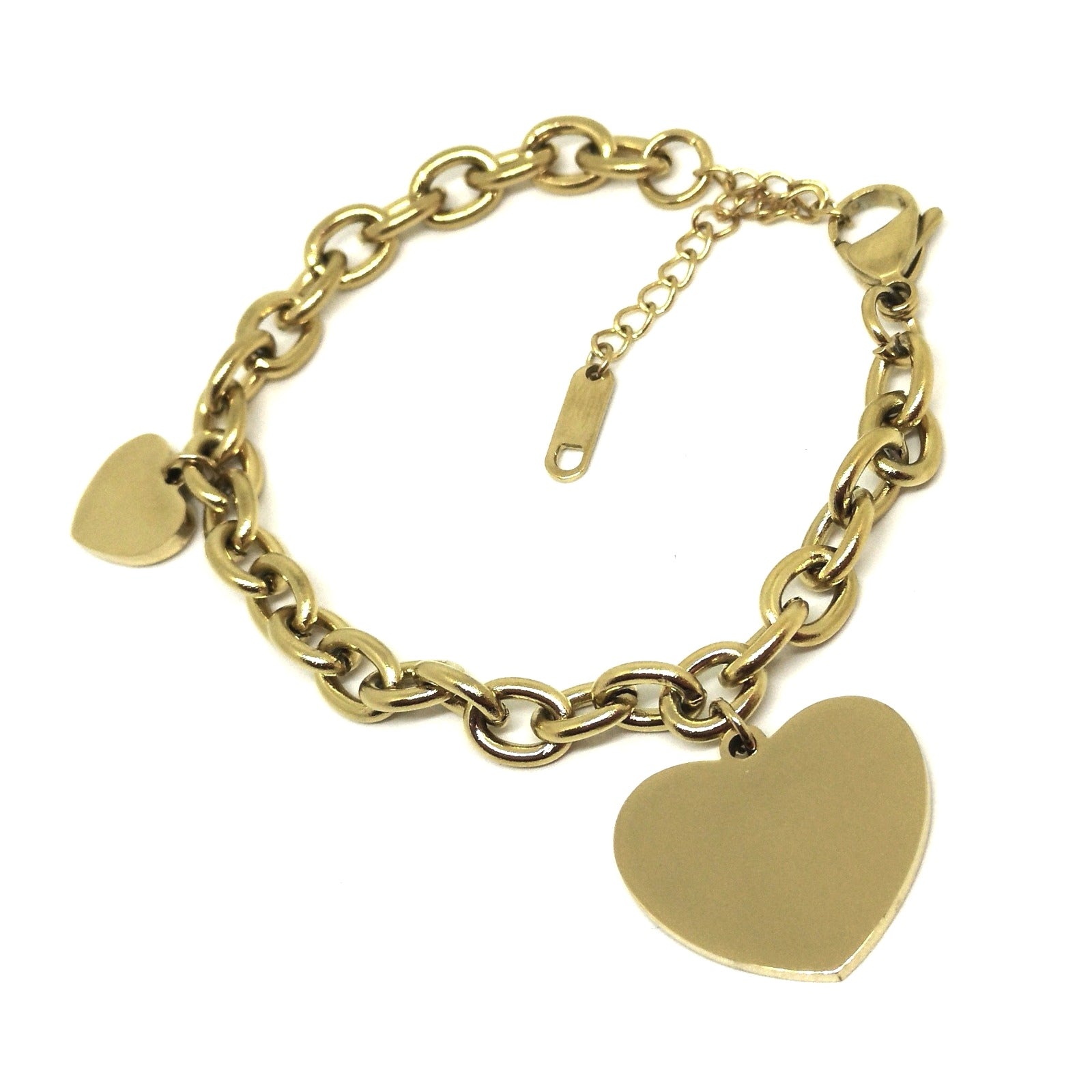 Bracciale Love-Dual Acciaio Gold