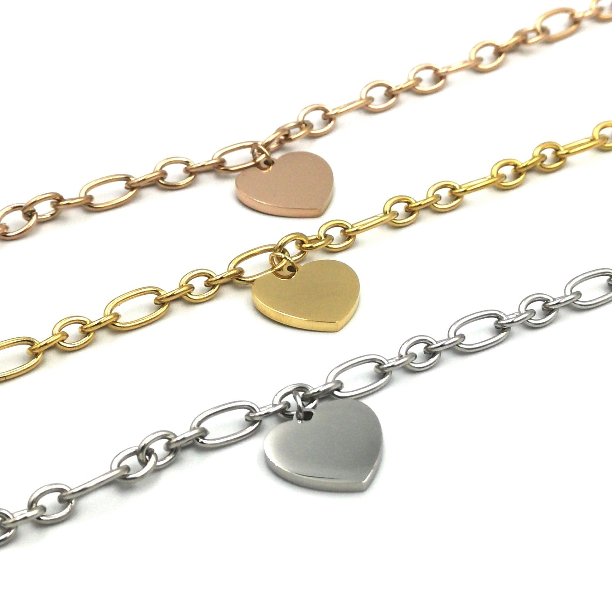 Bracciale Bond-Love Acciaio Silver/Gold/Rose