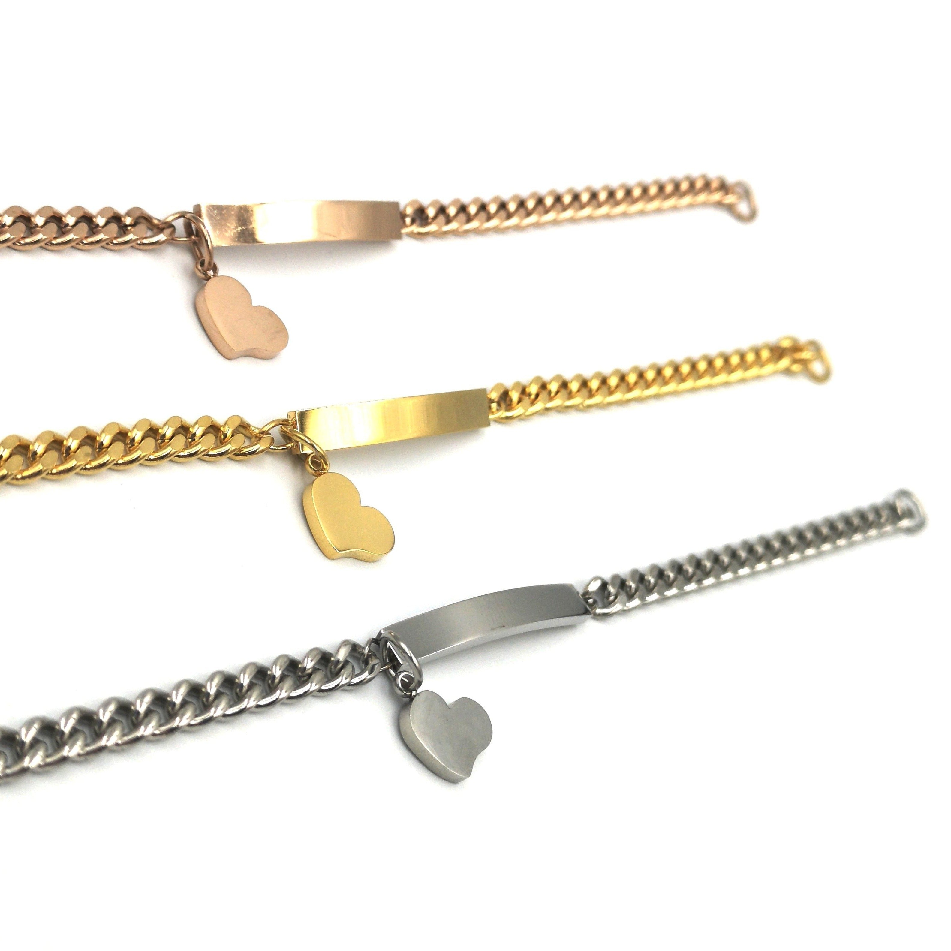 Bracciale Soft-Love Uomo/Donna Acciaio Silver/Gold/Rose
