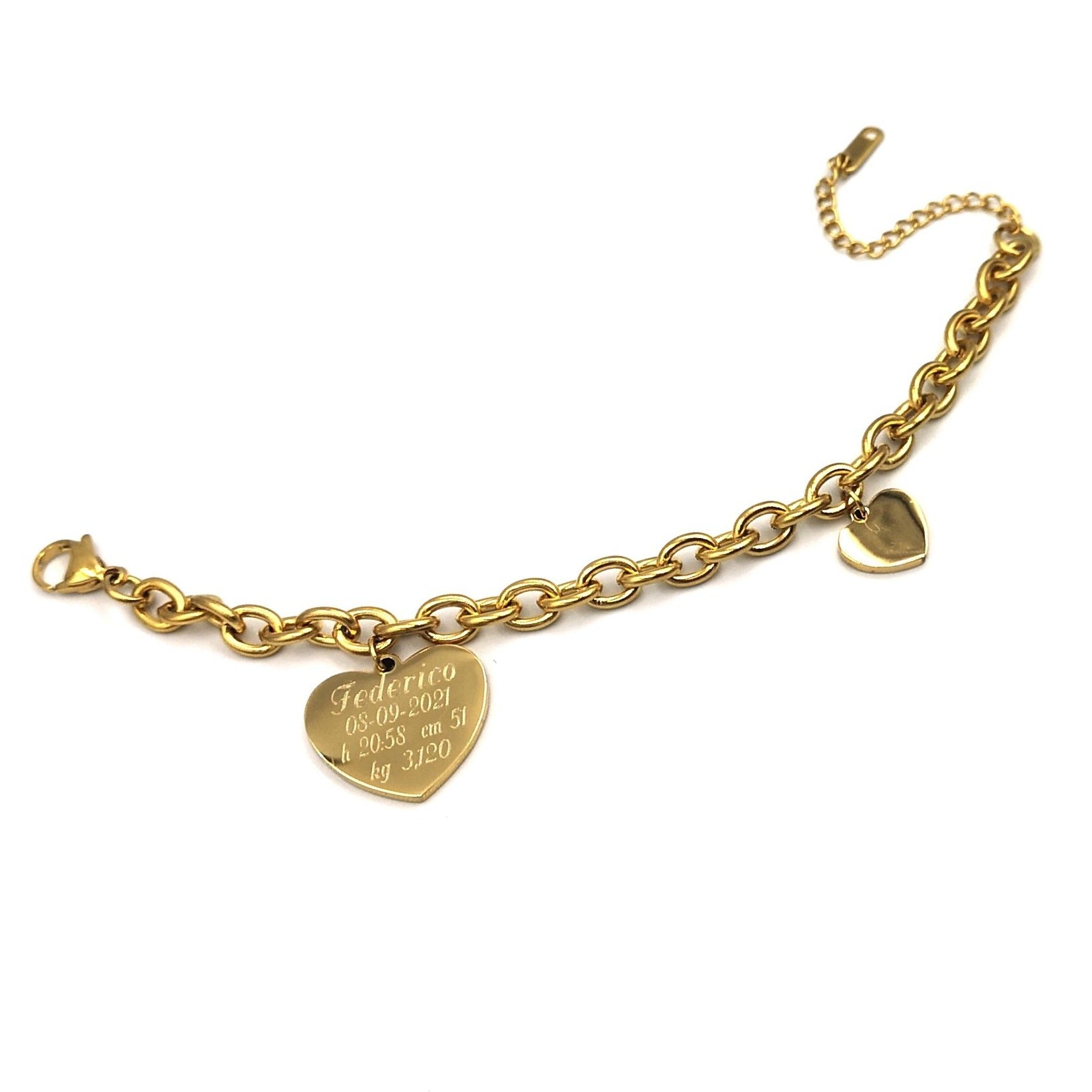Bracciale Dual-Love NASCITA Gold Edition - da 1 a 4 Bimbi