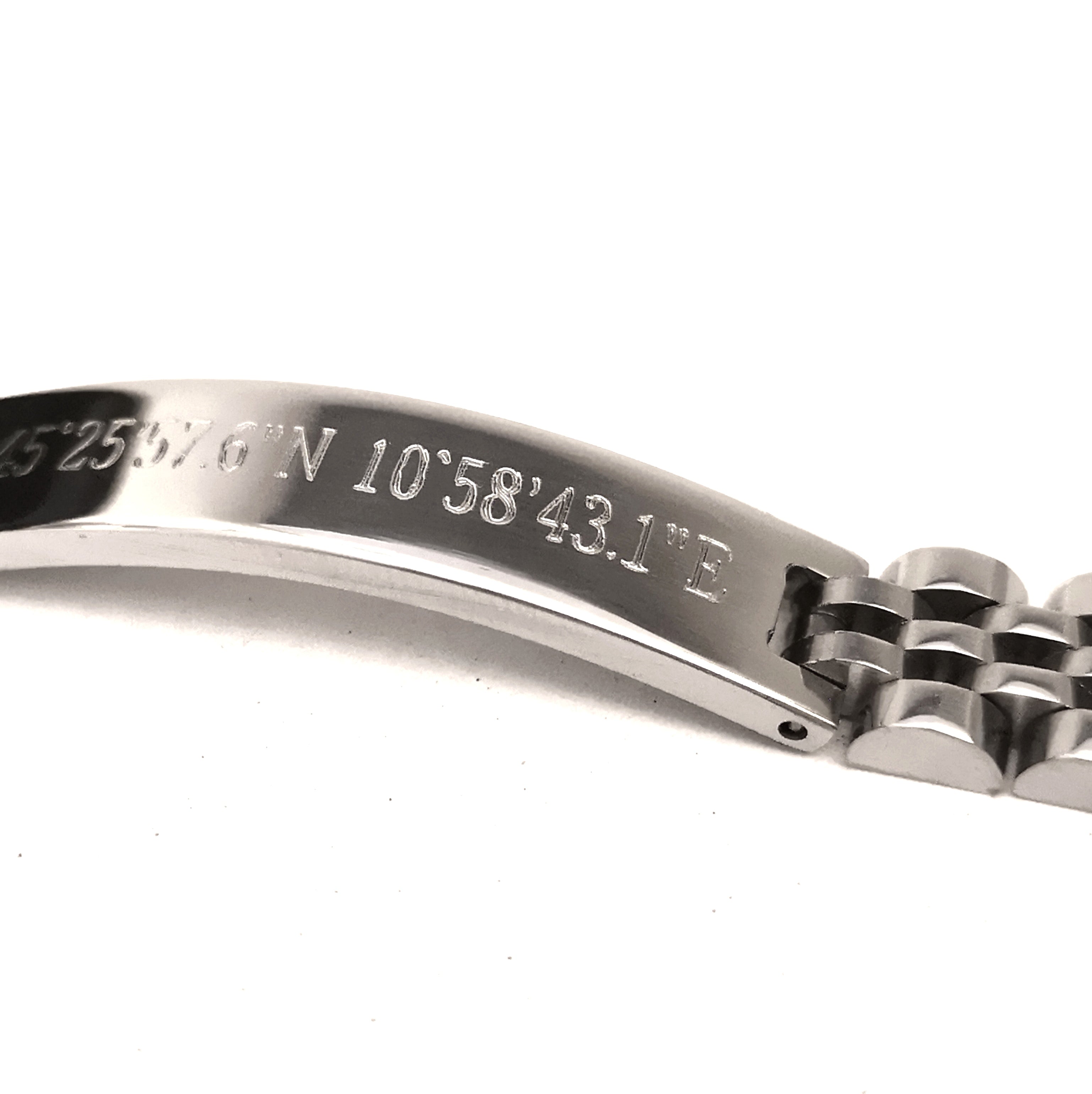 Bracciale Elegance Coordinate Geografiche Acciaio