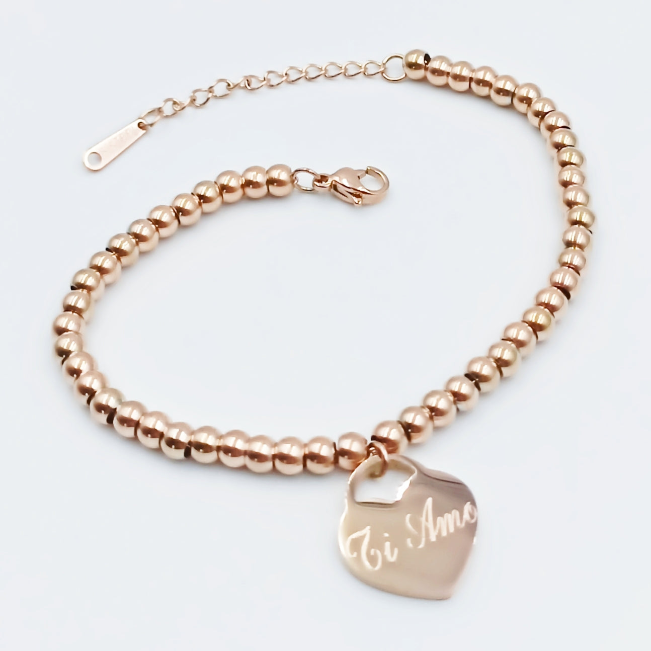 Bracciale Shot-Love Acciaio Rosa