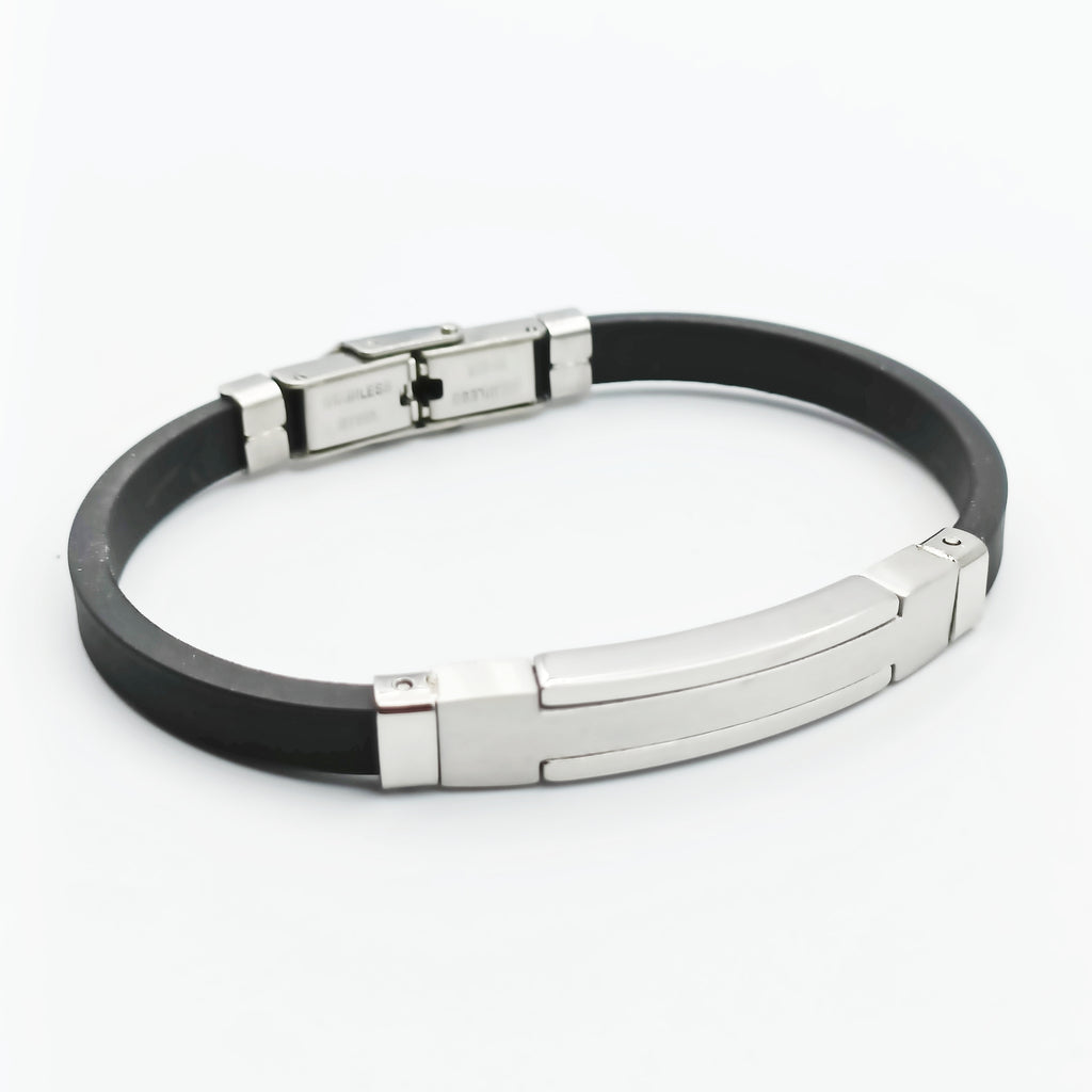 Bracciale Acciaio Skin-Silver D