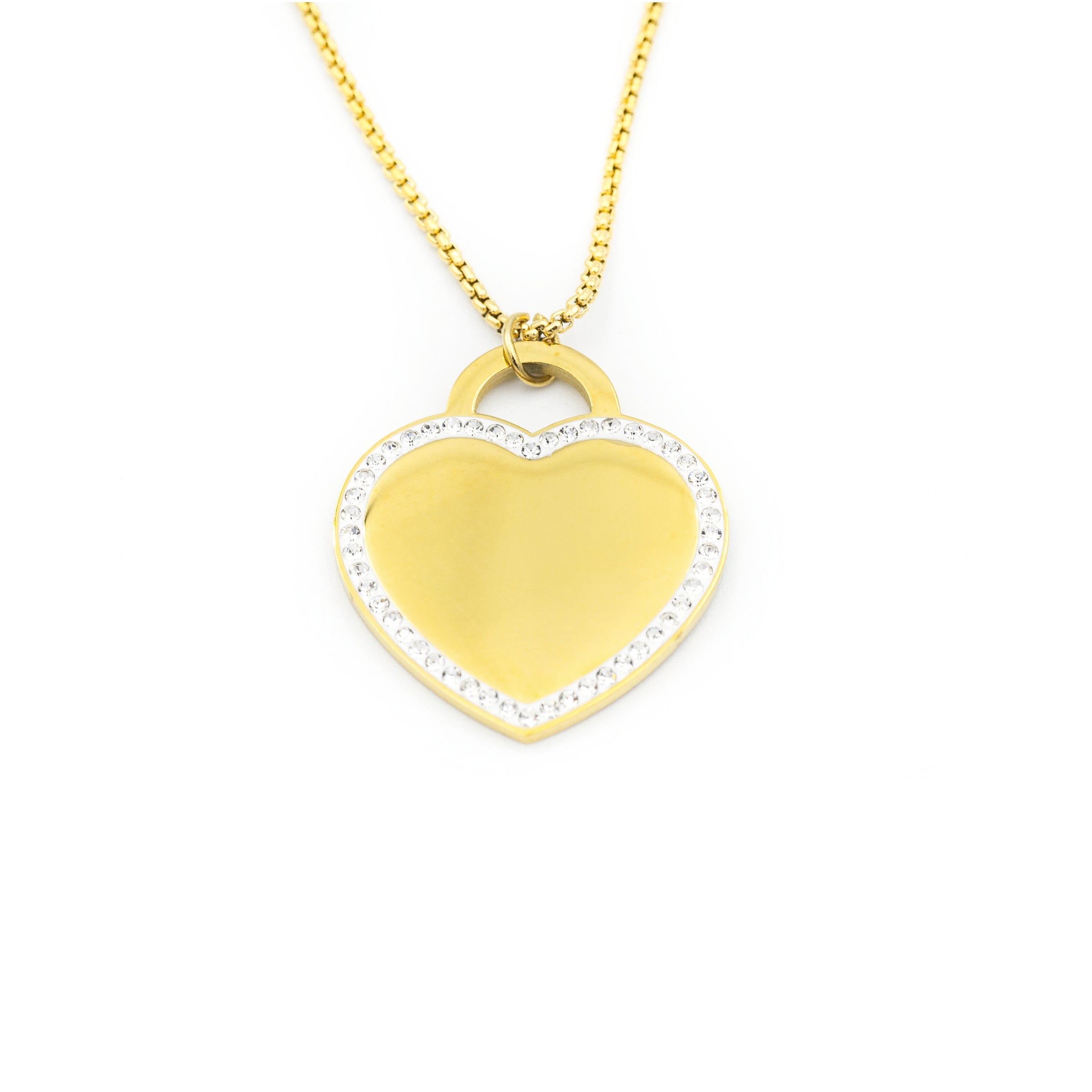 Collana Loves Oro Acciaio