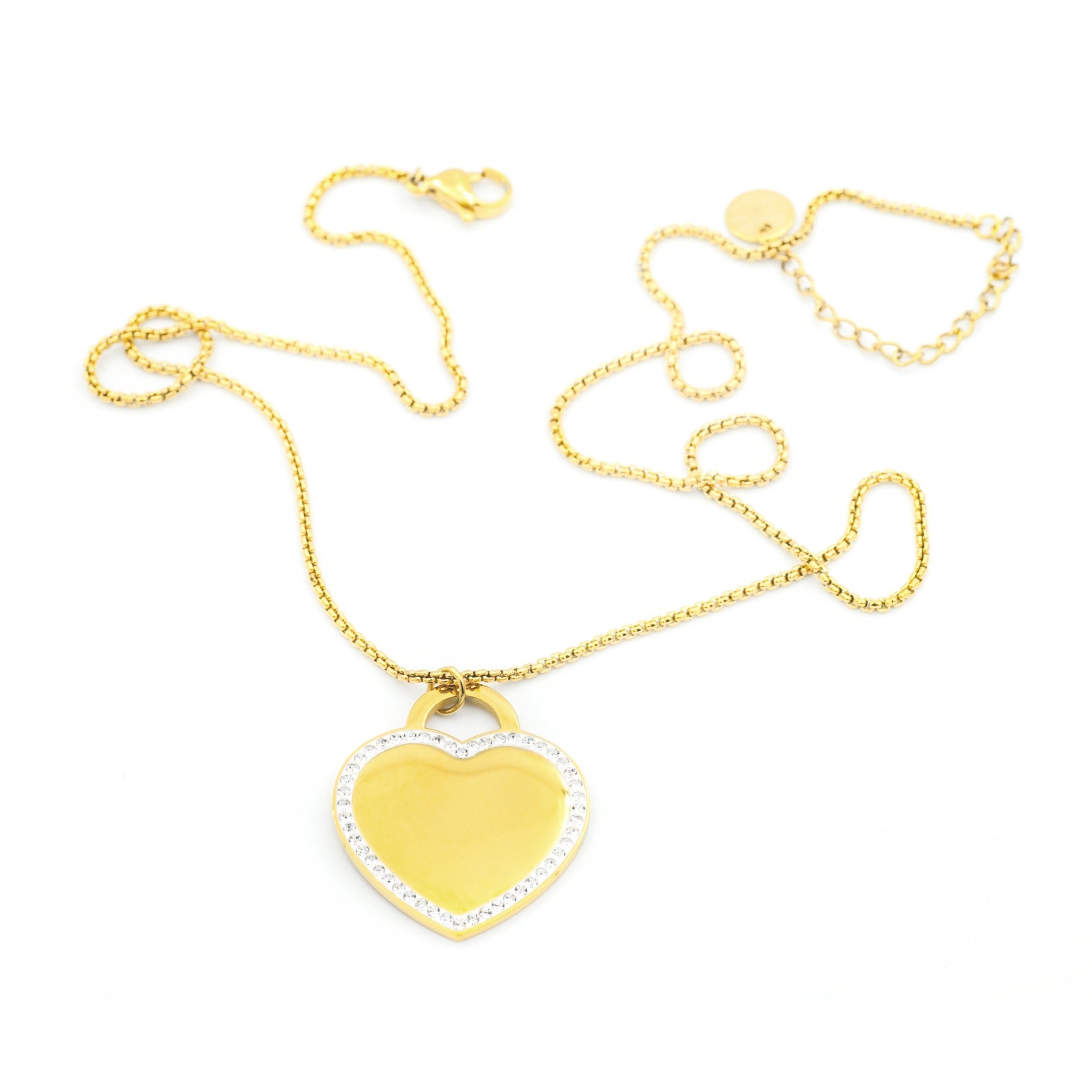 Collana Loves Oro Acciaio