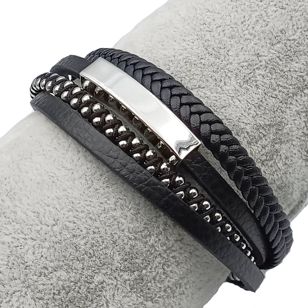 Bracciale Acciaio Skin Argento o Rame