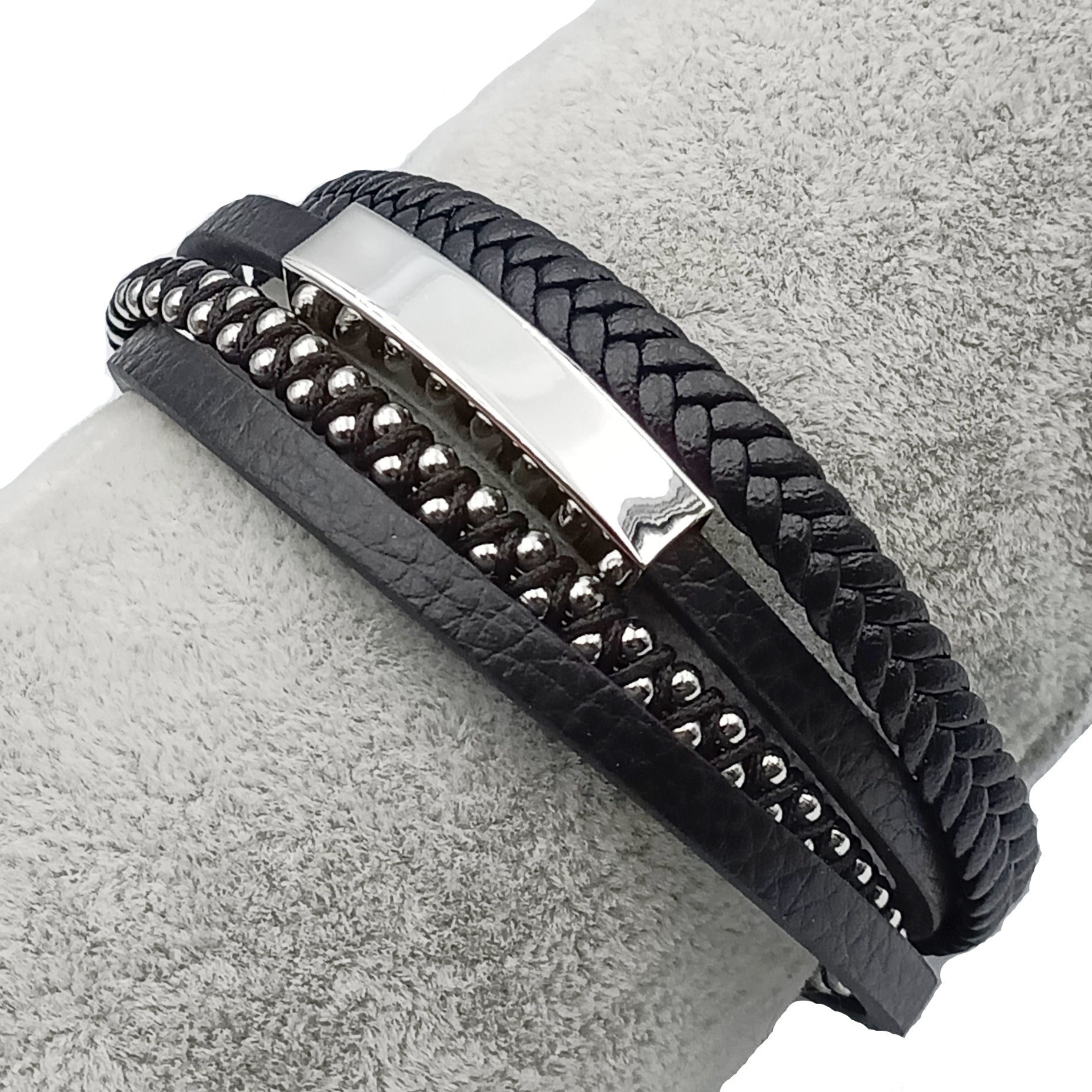 Bracciale Acciaio Skin Argento o Rame