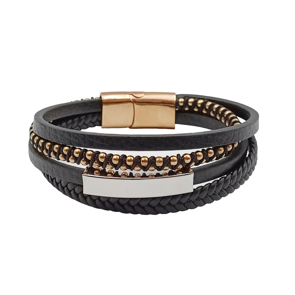 Bracciale Acciaio Skin Argento o Rame