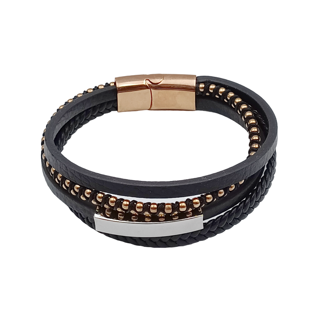 Bracciale Acciaio Skin Argento o Rame