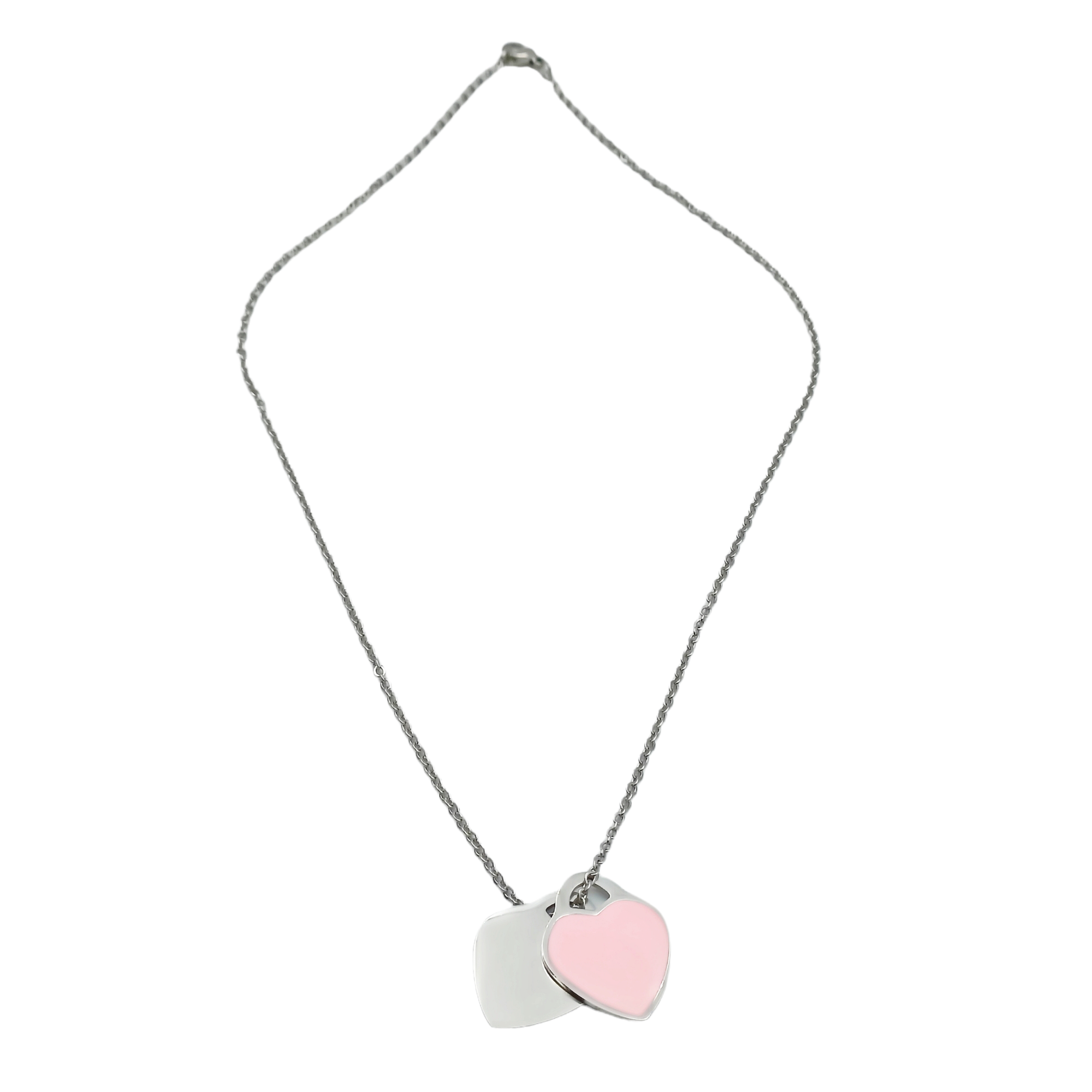 Collana da 1 a 3 incisioni Acciaio Rosa e Violetto